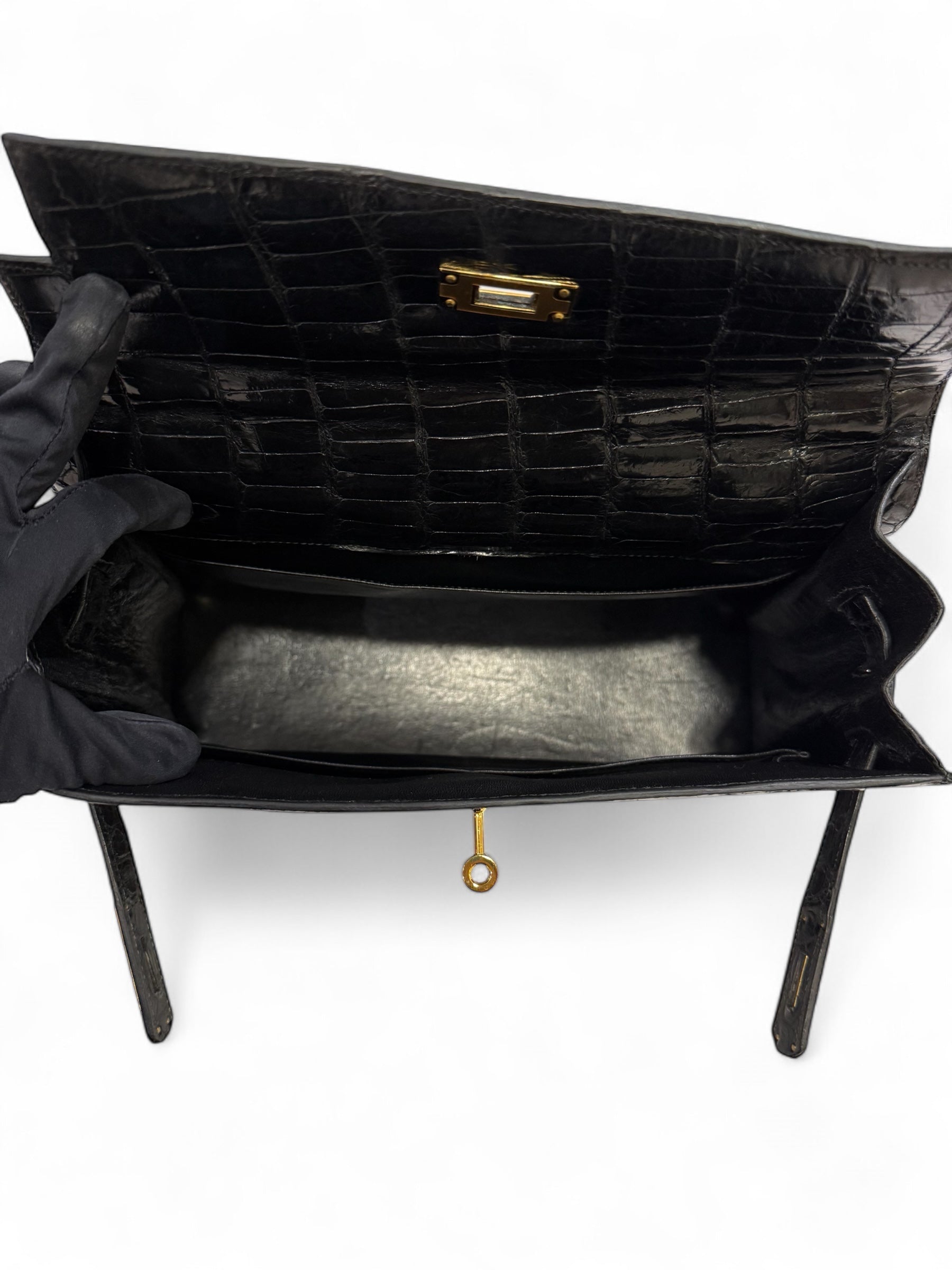 Hermès - Borsa Kelly 32 in coccodrillo