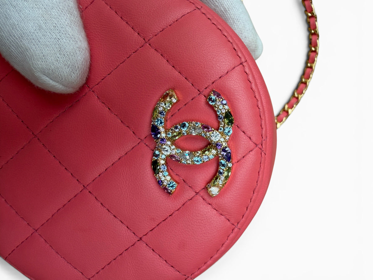 Chanel - Sac petit vanity rond édition limitée