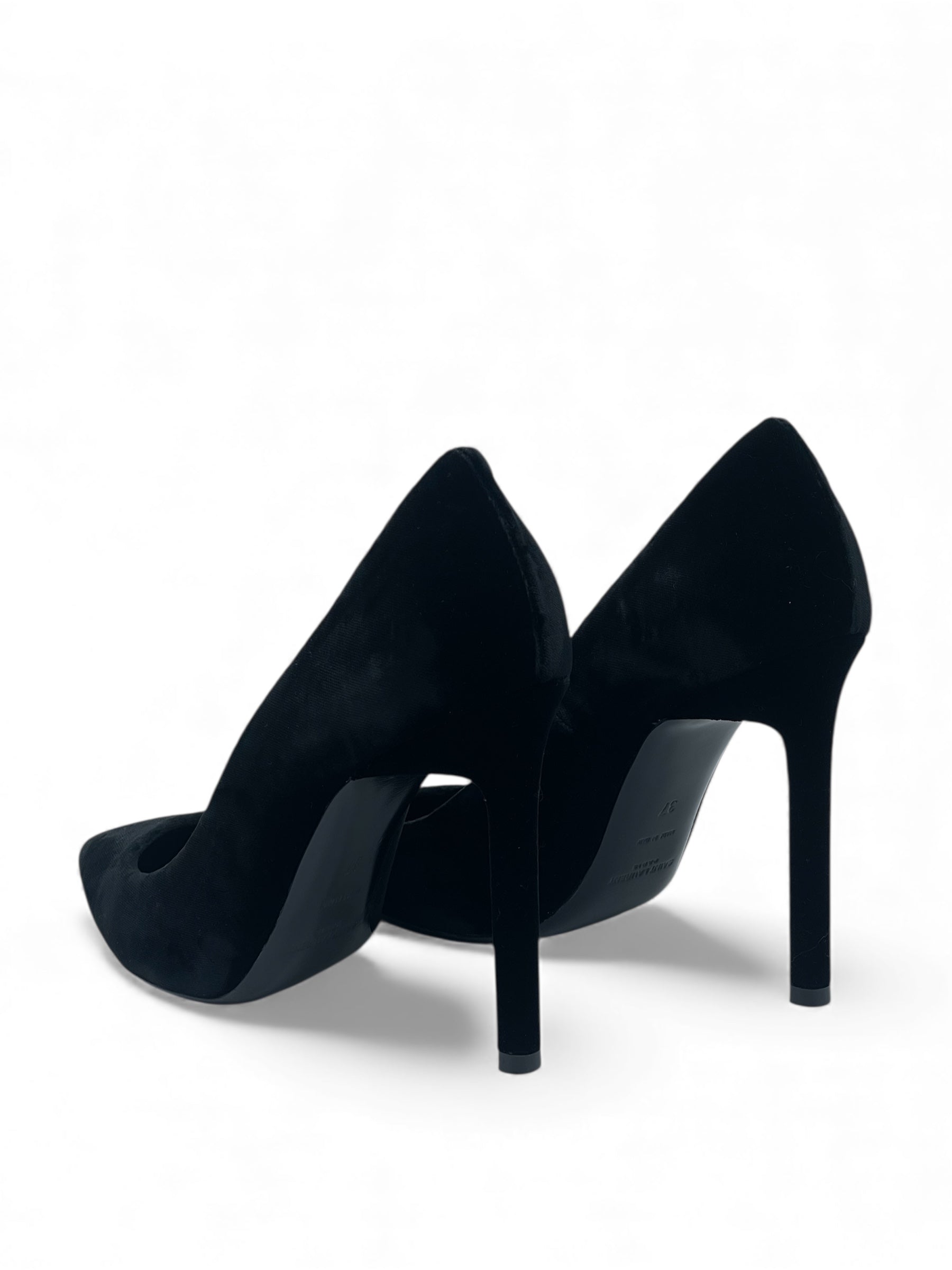 Saint Laurent - Escarpins en velours T37