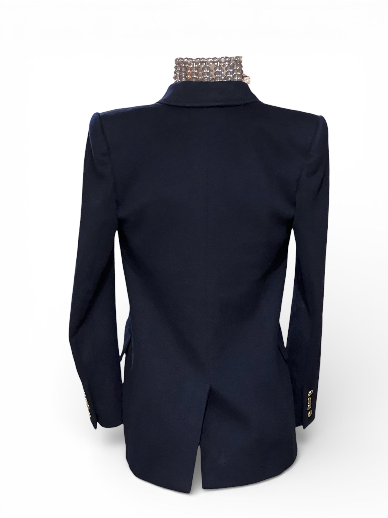 Saint Laurent - Marineblauer Mantel Größe 36