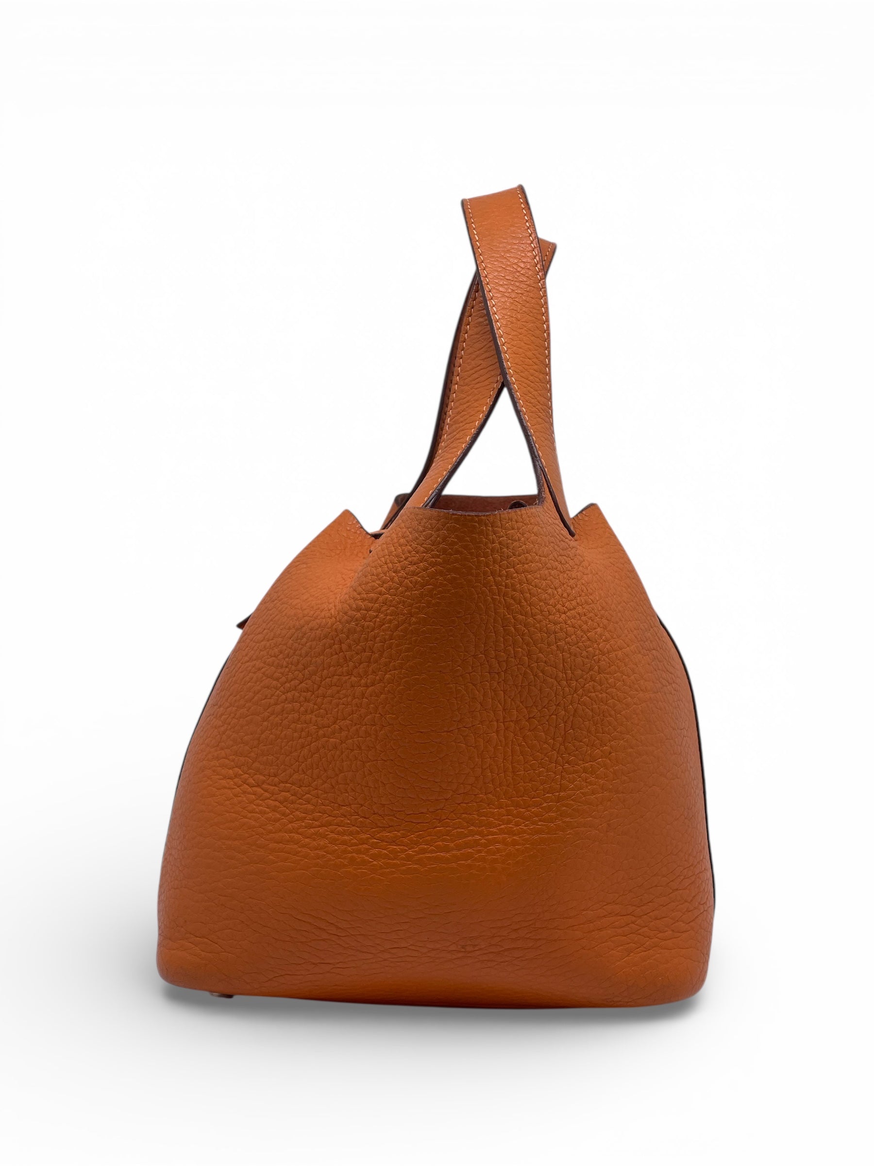 Hermès - Sac Picotin 18 vintage orange