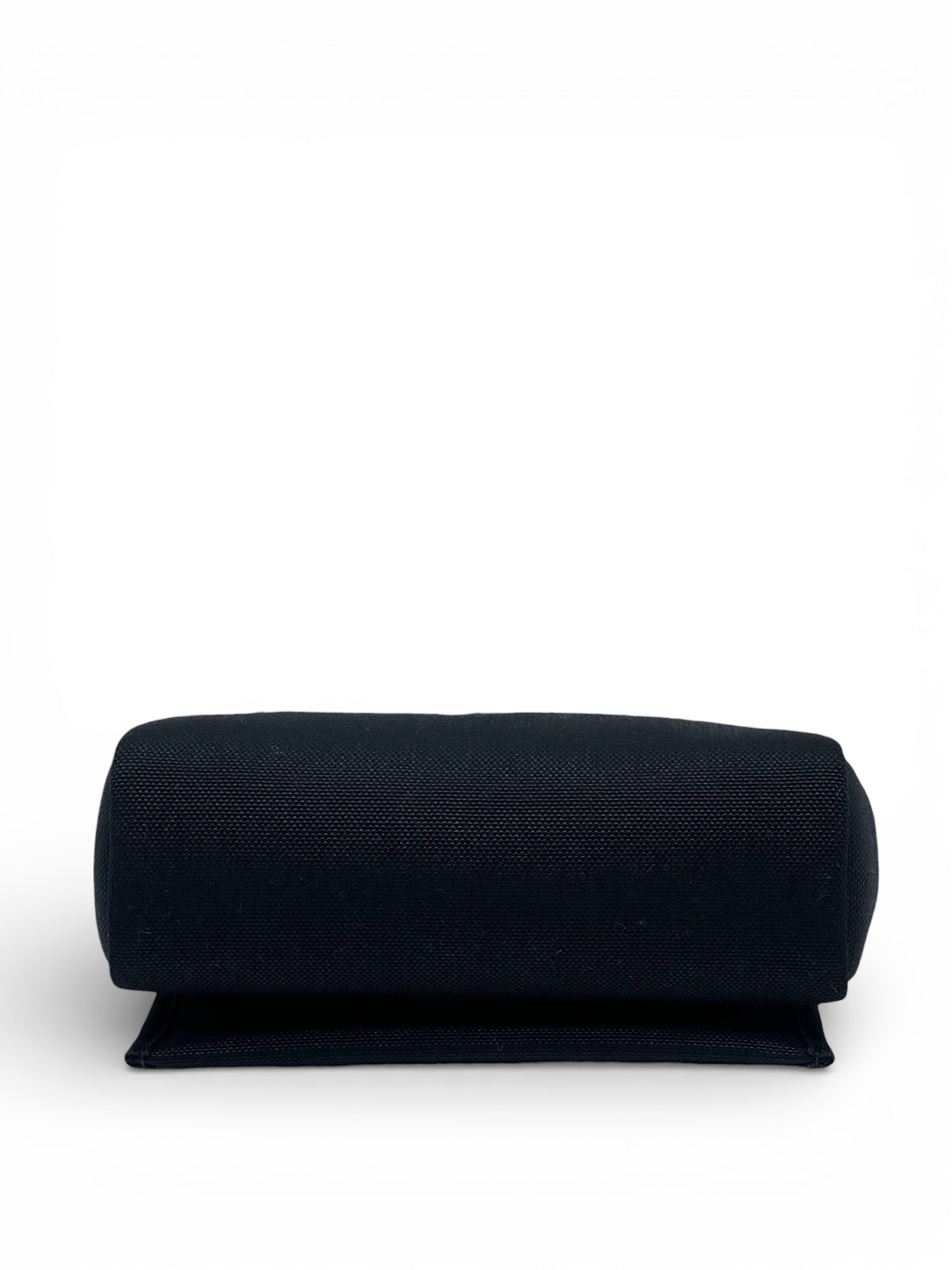 Hermès - Sac à main mini en toile Herbag noir