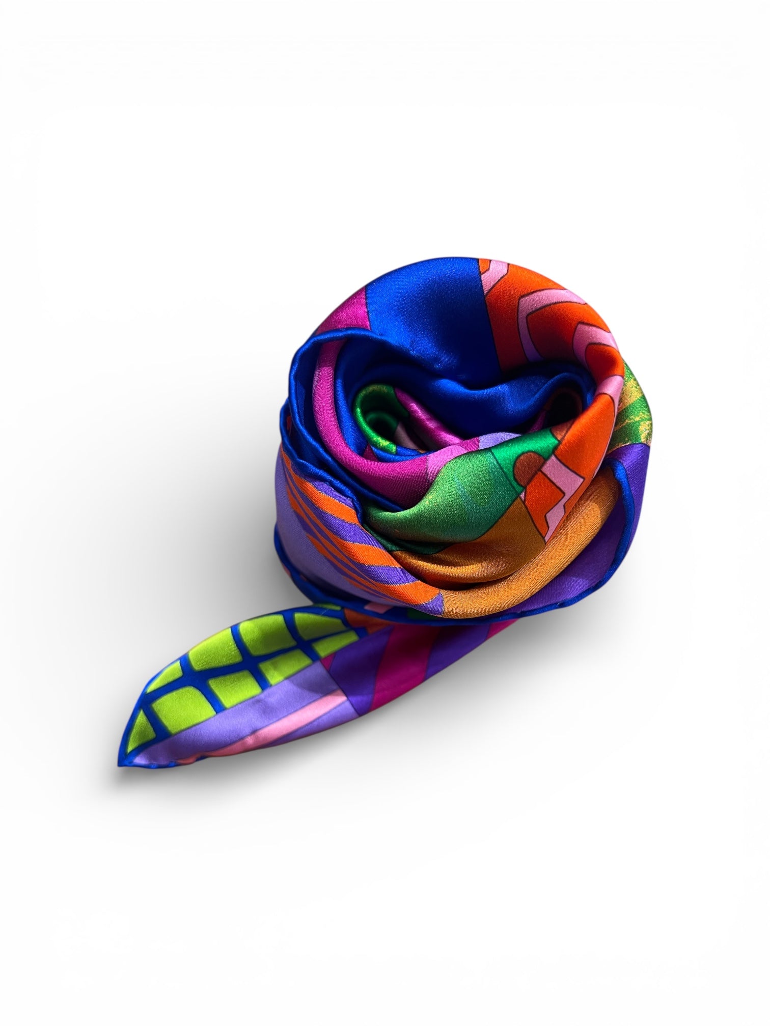 Christian LACROIX - Foulard en soie multicolore