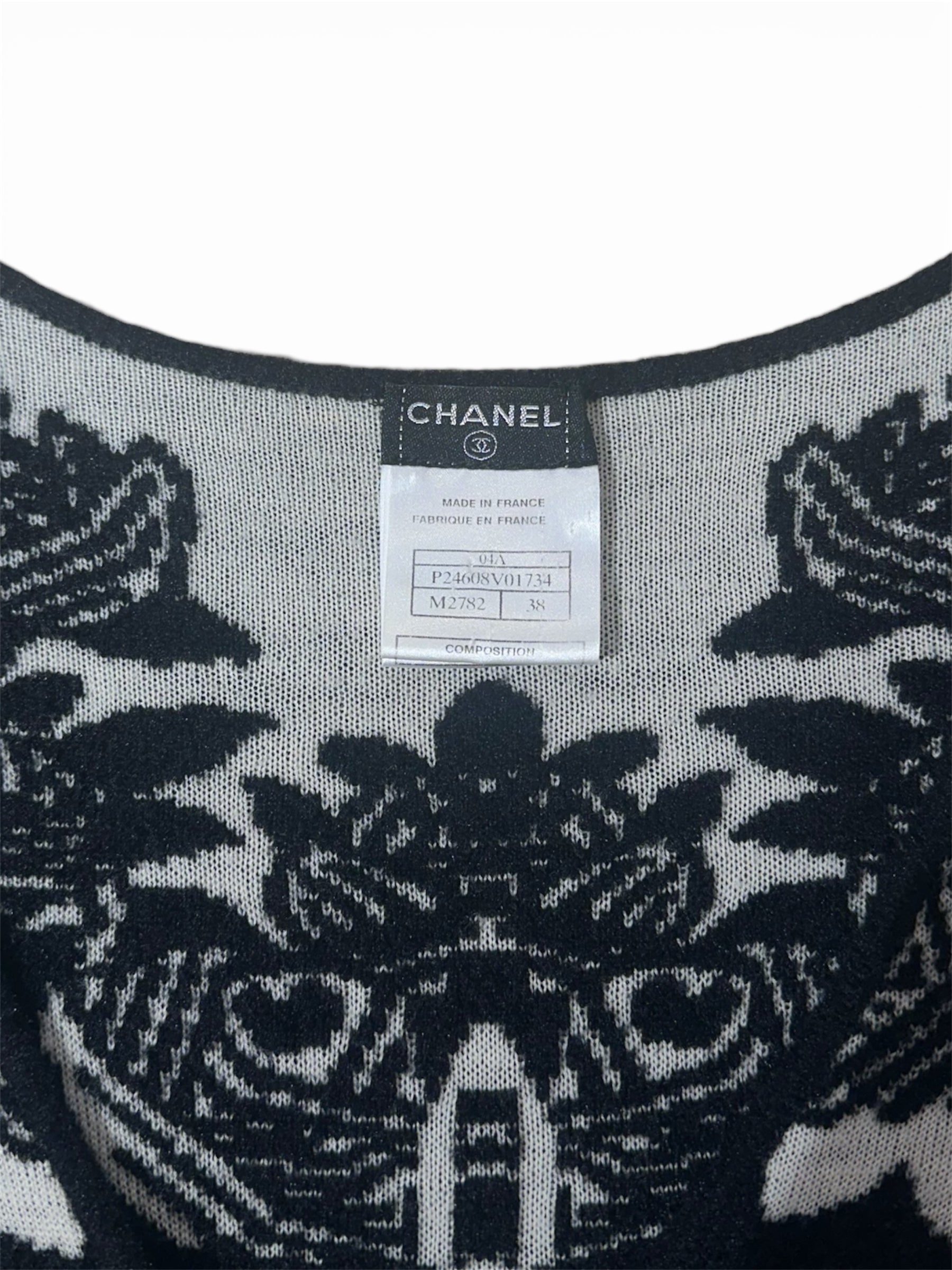 Chanel - Pull manche courte T38