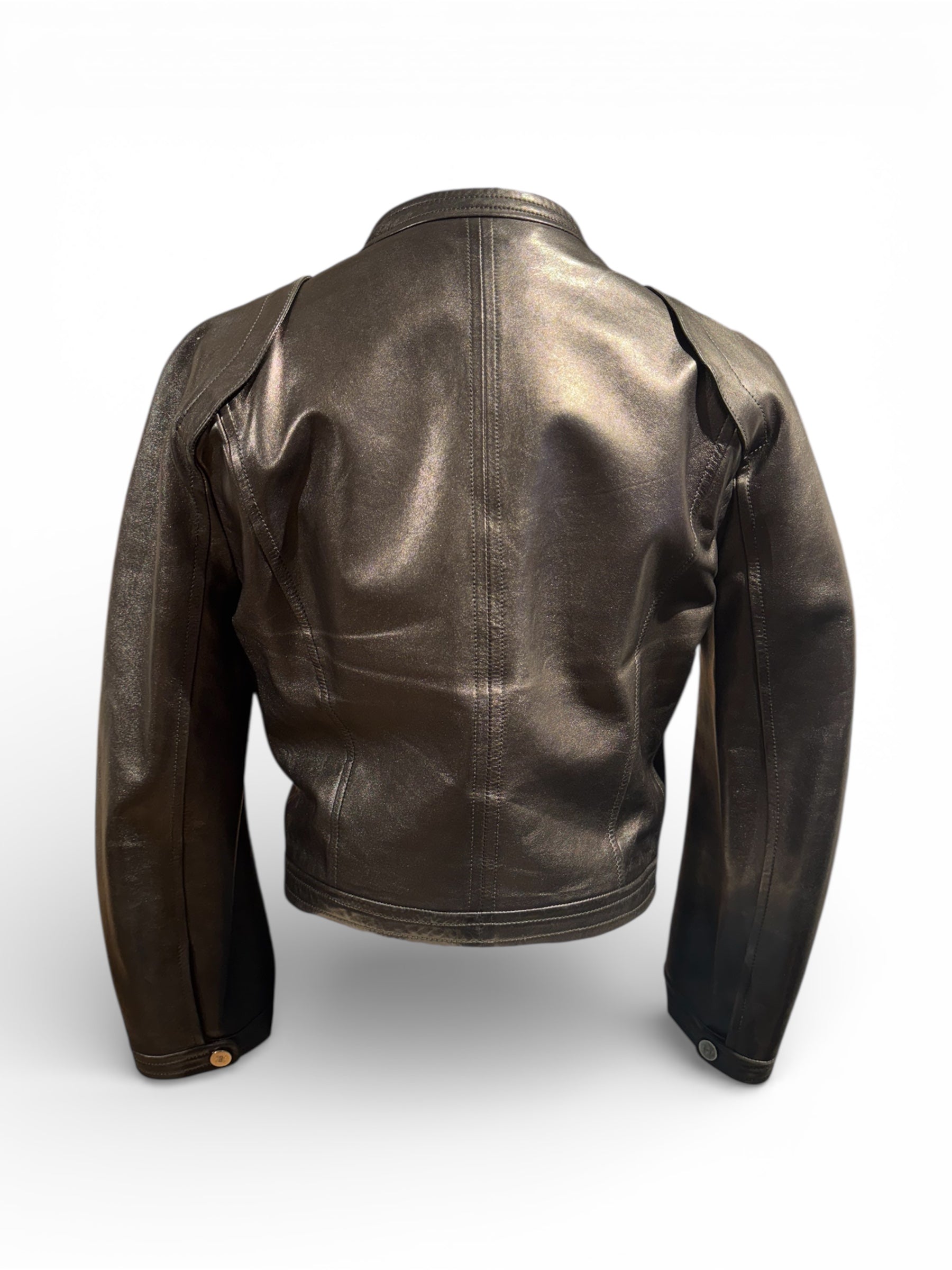 Céline - Veste en cuir T40