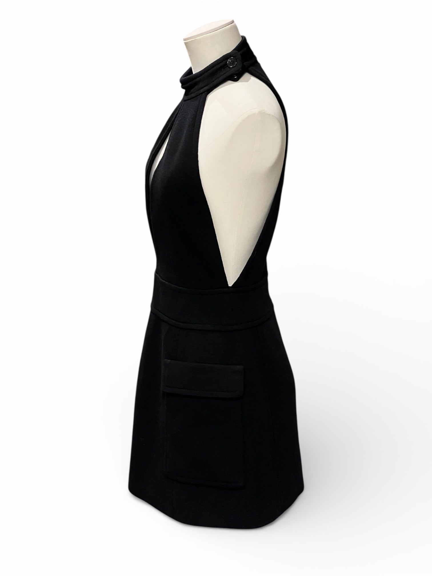 Saint Laurent - Dress with plunging neckline, size 36