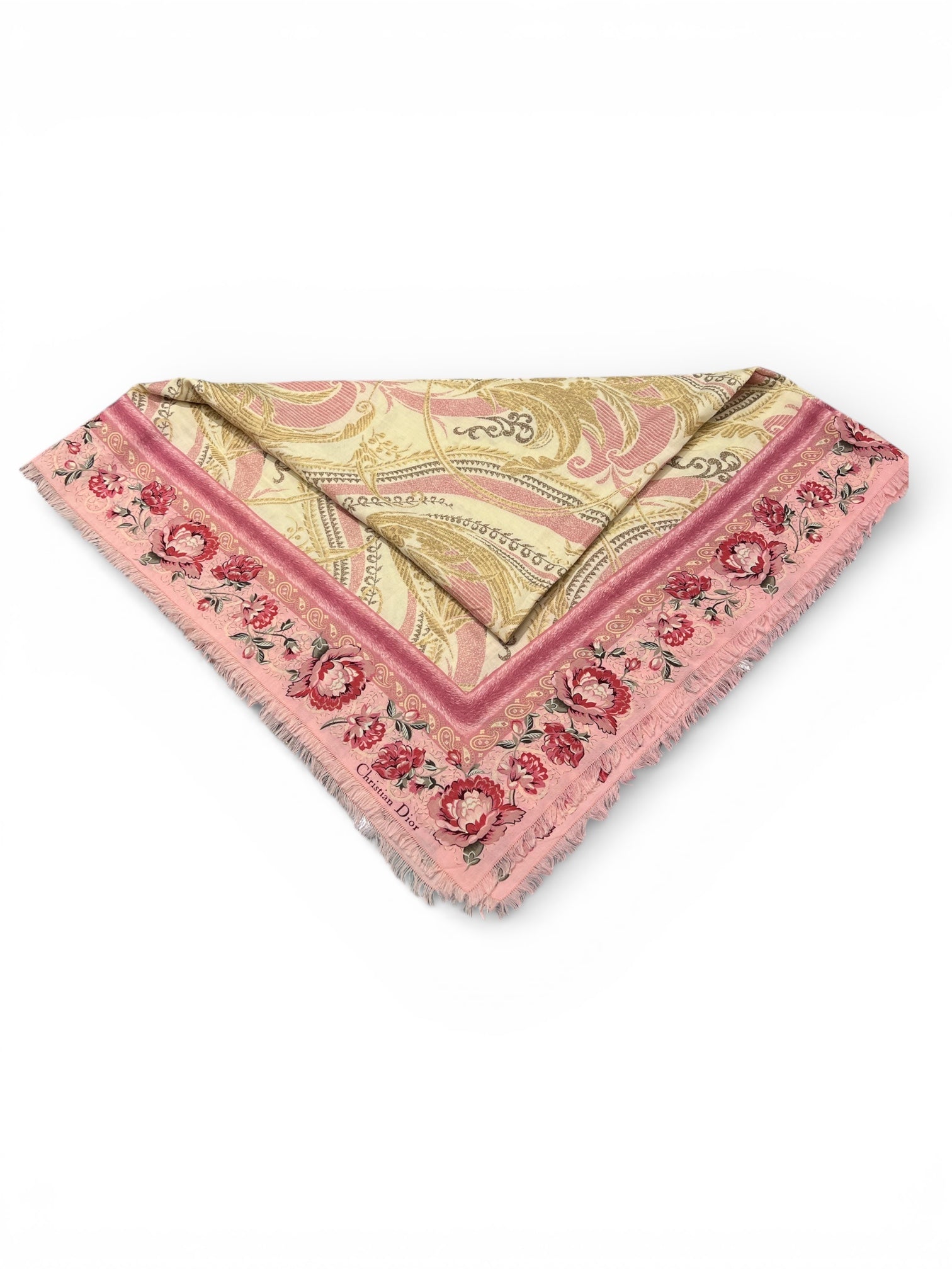 Christian Dior - Foulard carė rose