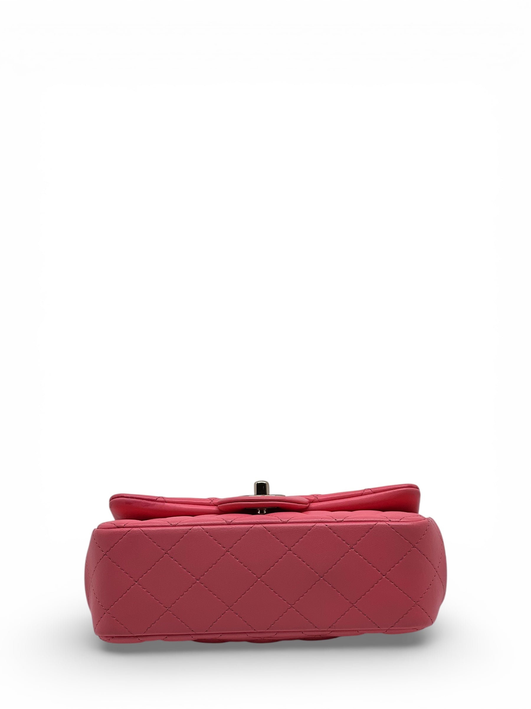 Chanel - Sac Mini rectangle Rose en cuir