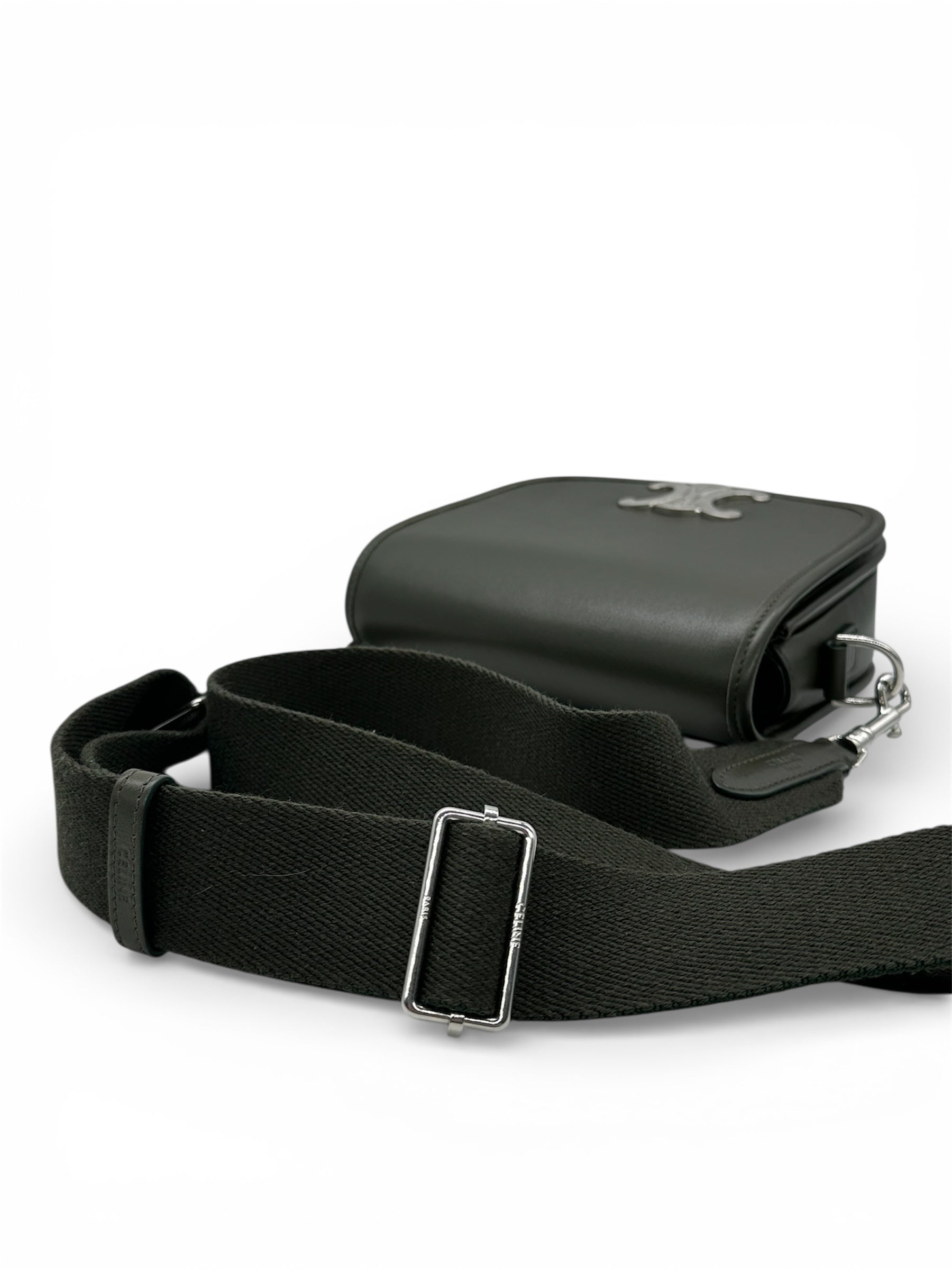 Céline - Sac Besace Triomphe vert kaki