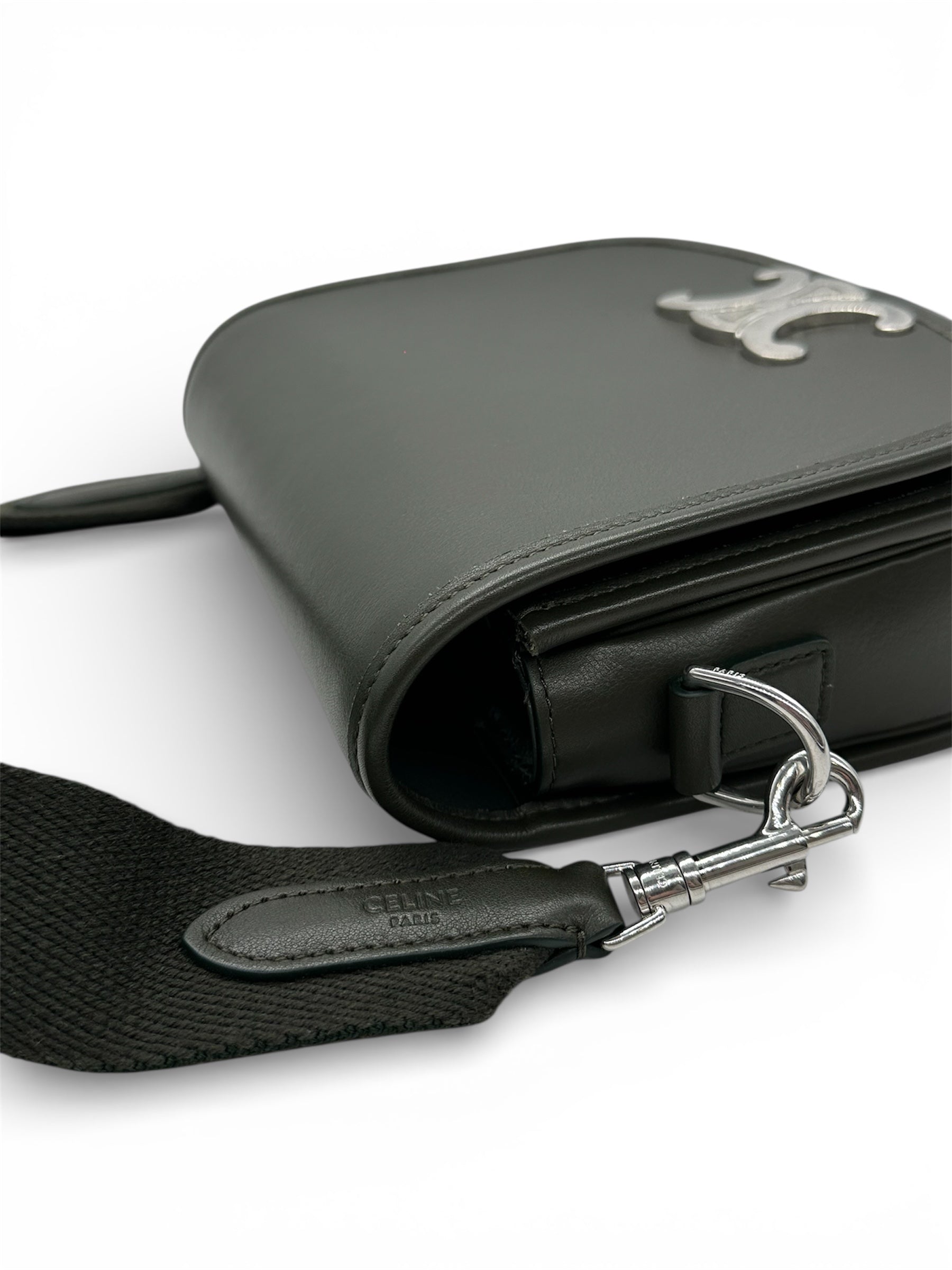 Céline - Sac Besace Triomphe vert kaki