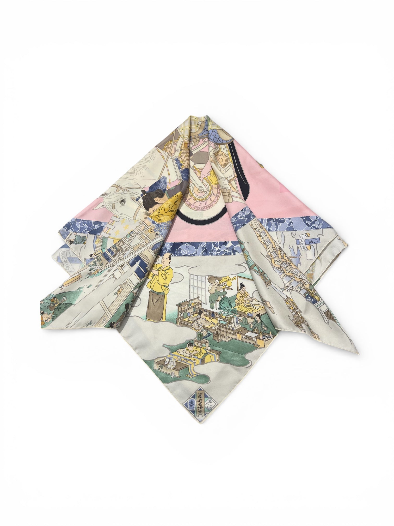 Hermès - 90 scarf «Bourgoin»