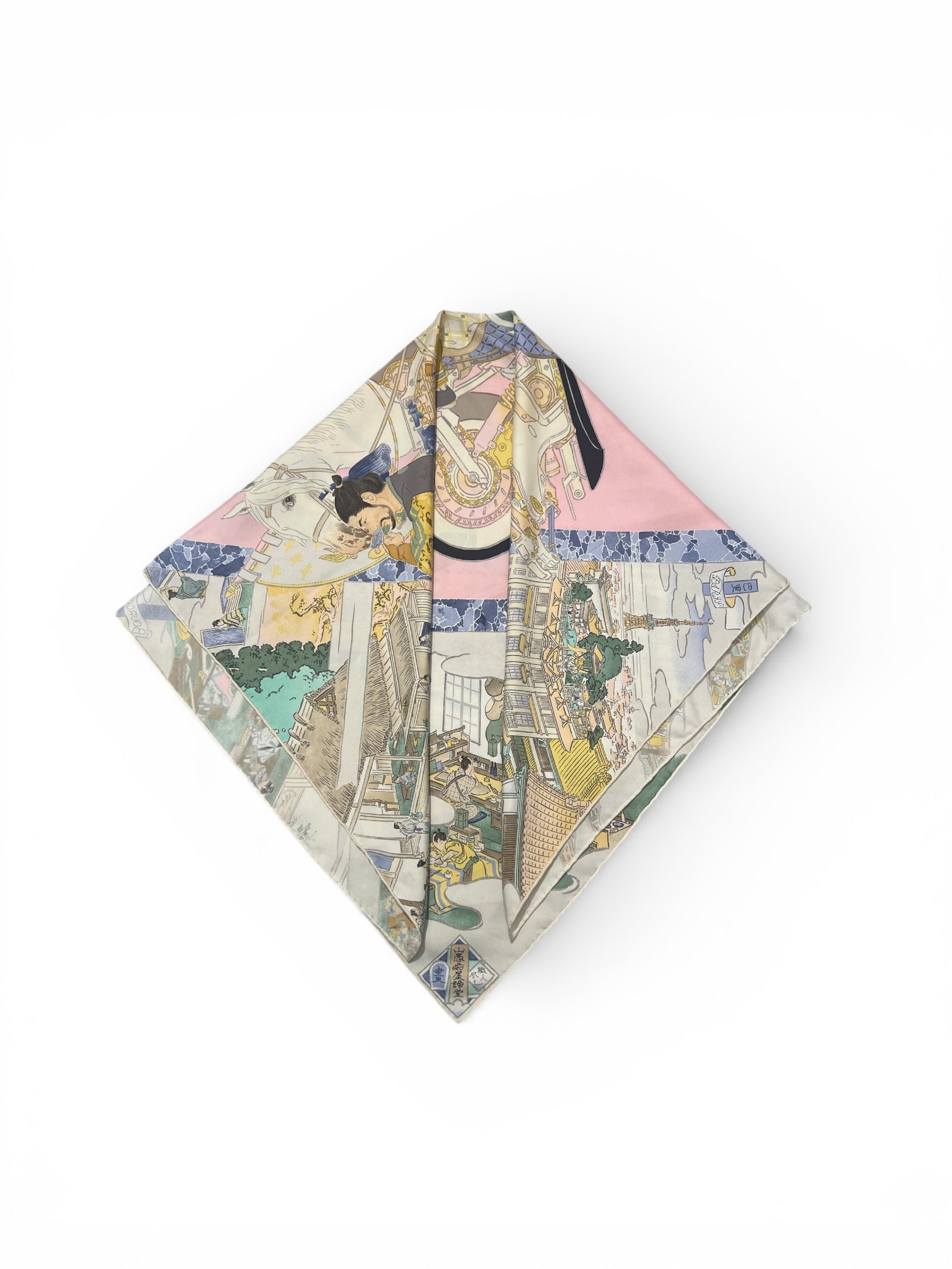 Hermès - 90 scarf «Bourgoin»