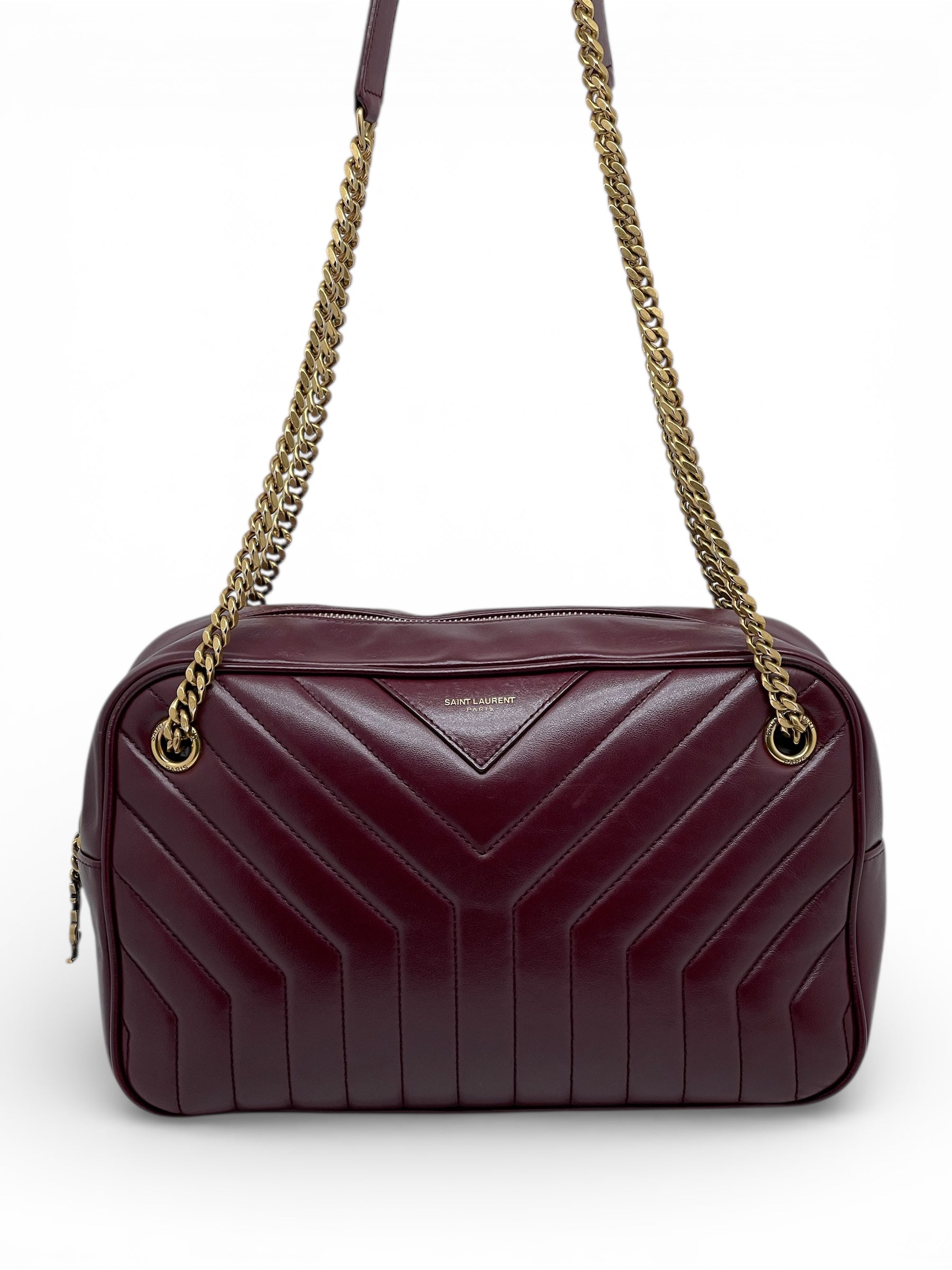 Saint Laurent - Sac Joan bordeaux