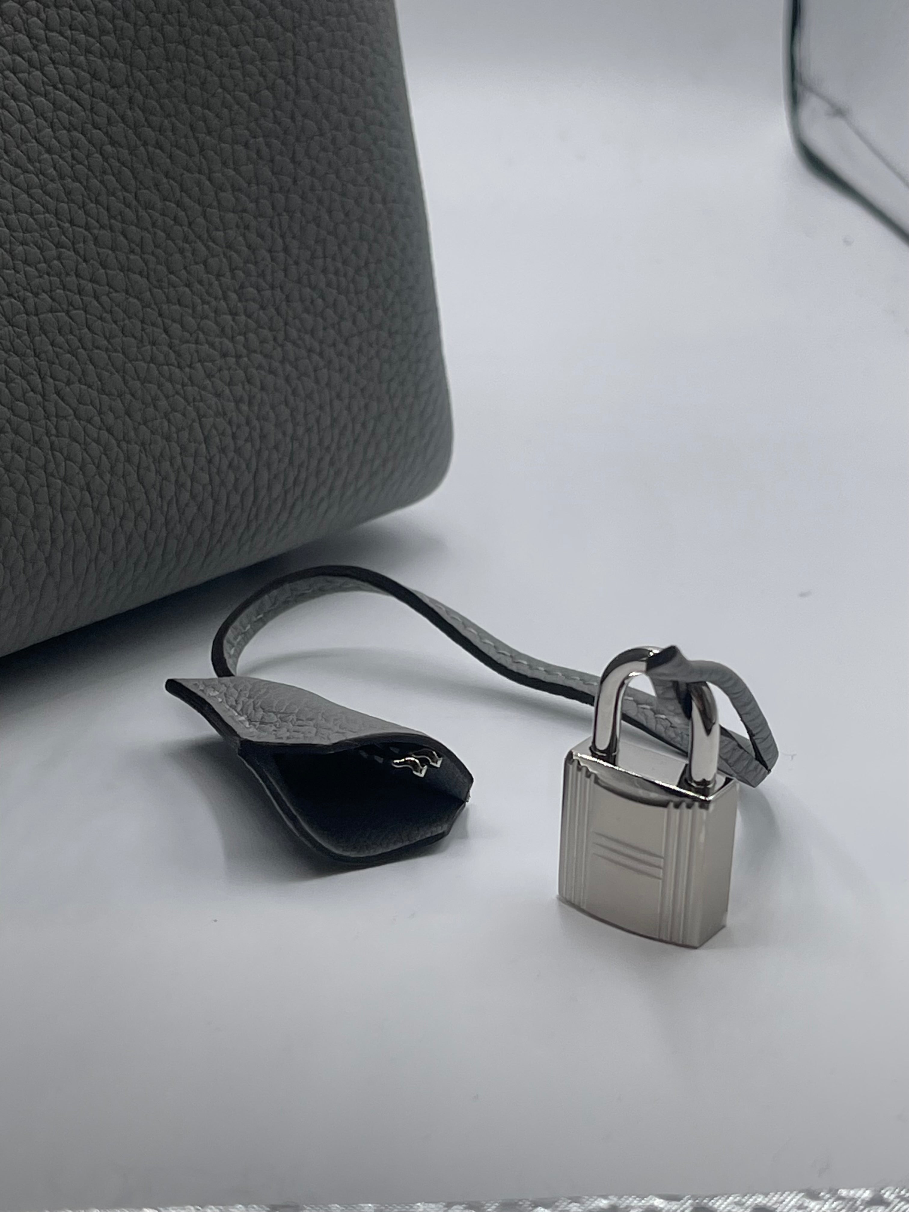 Hermès - Borsa Kelly 28 Grigio Gabbiano
