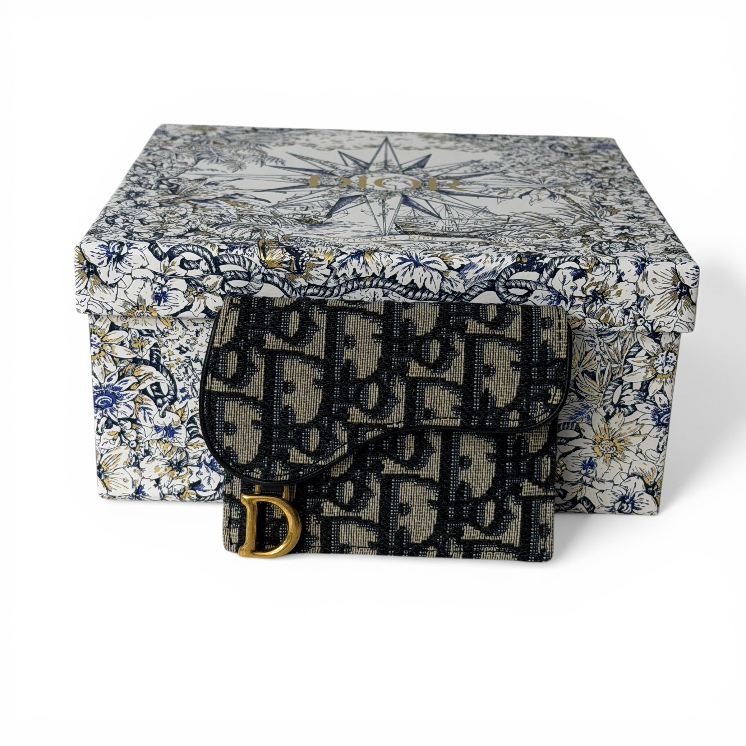 Dior Porte-cartes Bloom Saddle | Les Folies d’Eugénie