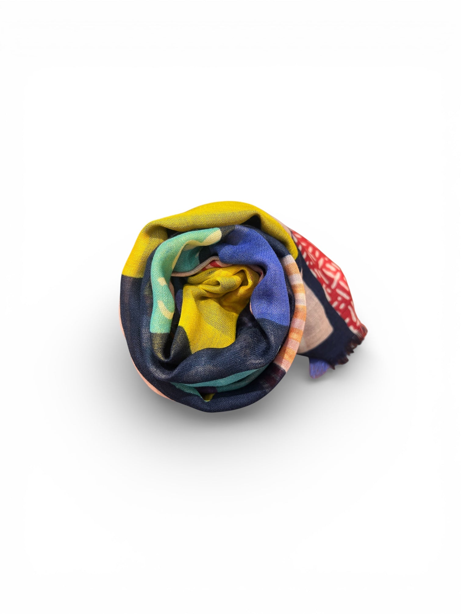 Chanel - Foulard coloré Coco Chanel en cachemire