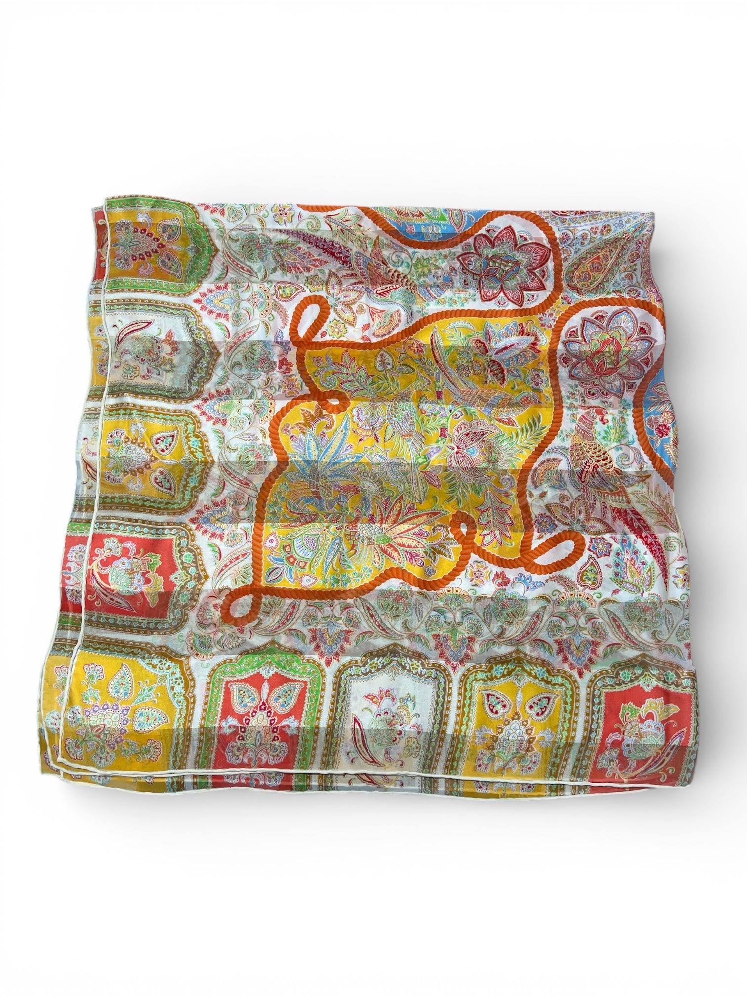 Christian Dior - Châle fluide orange