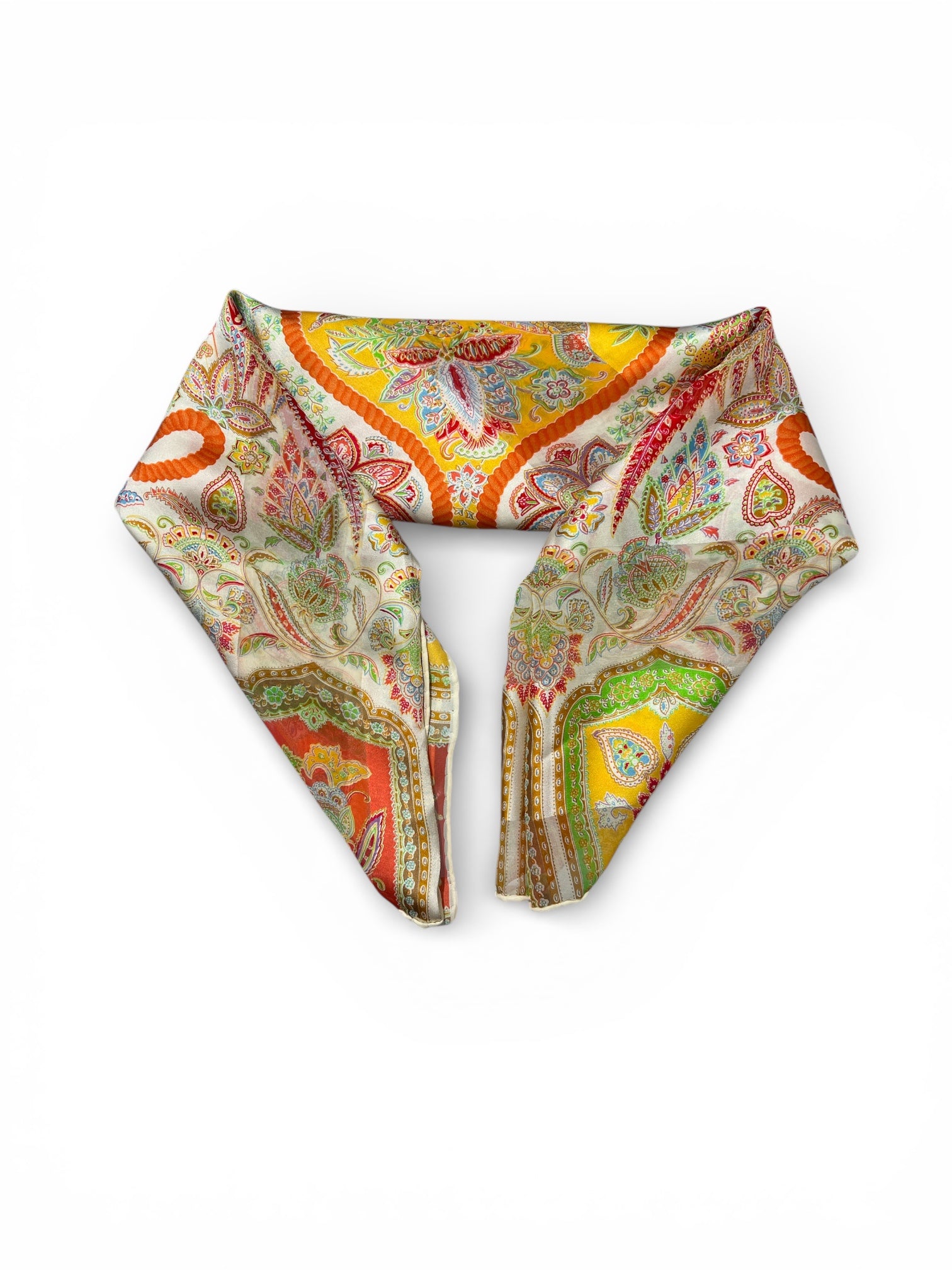 Christian Dior - Châle fluide orange