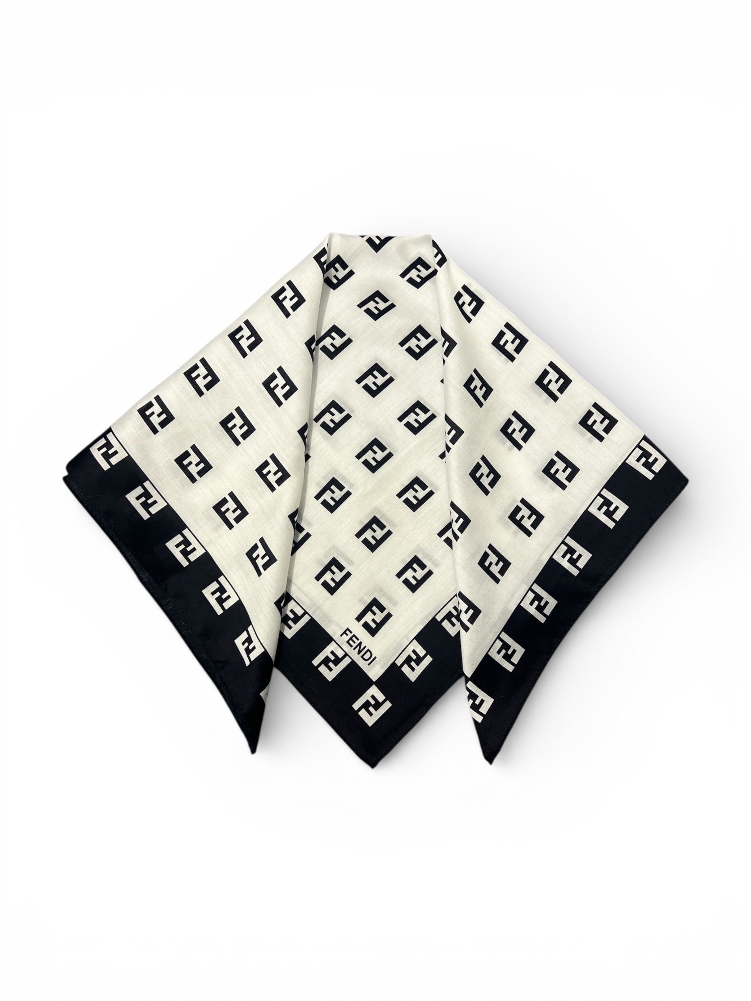 Fendi - Gavroche monogram noir et blanc