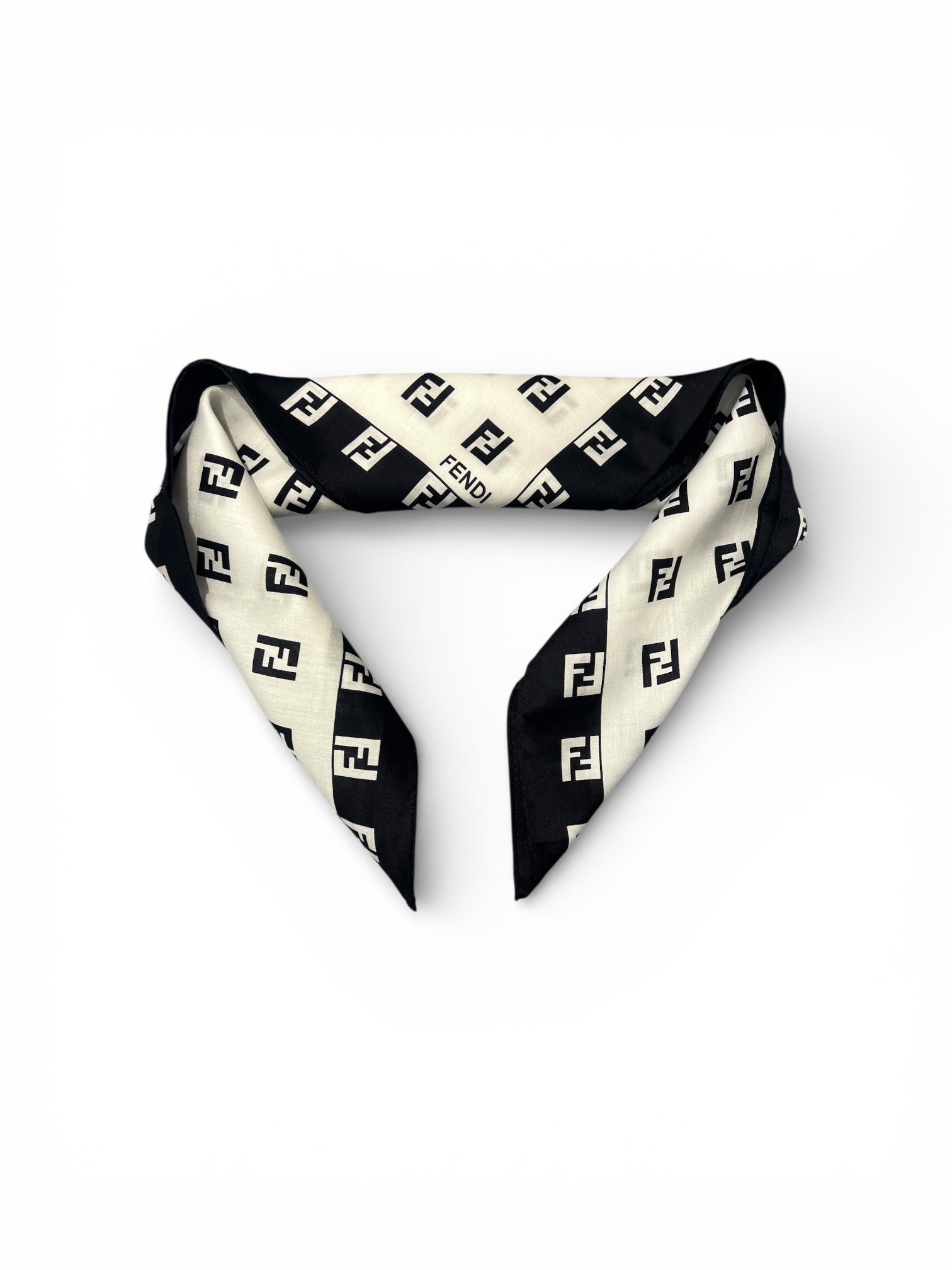 Fendi - Gavroche monogram noir et blanc