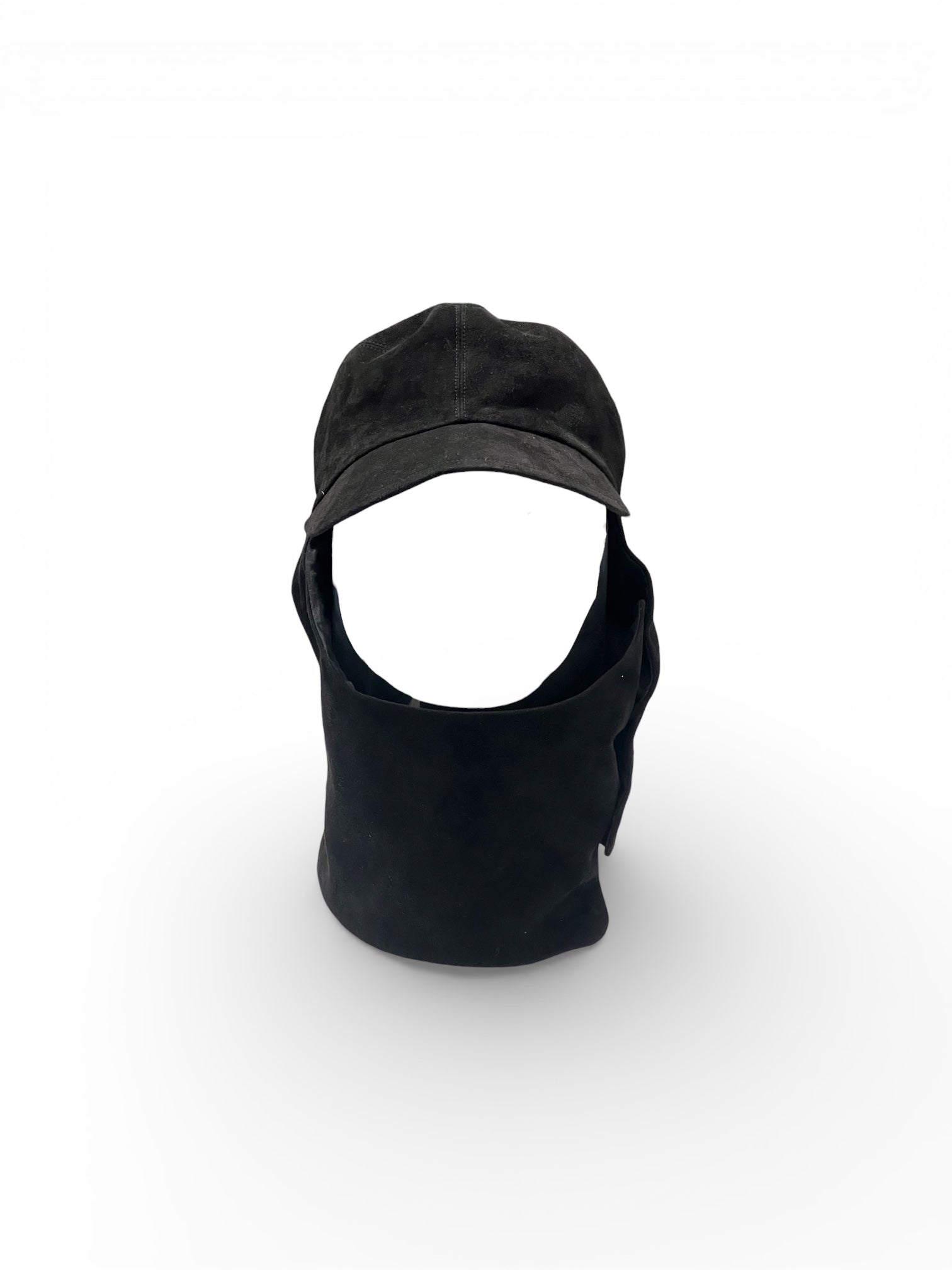 Christian Dior - Cagoule en cuir noir T.57