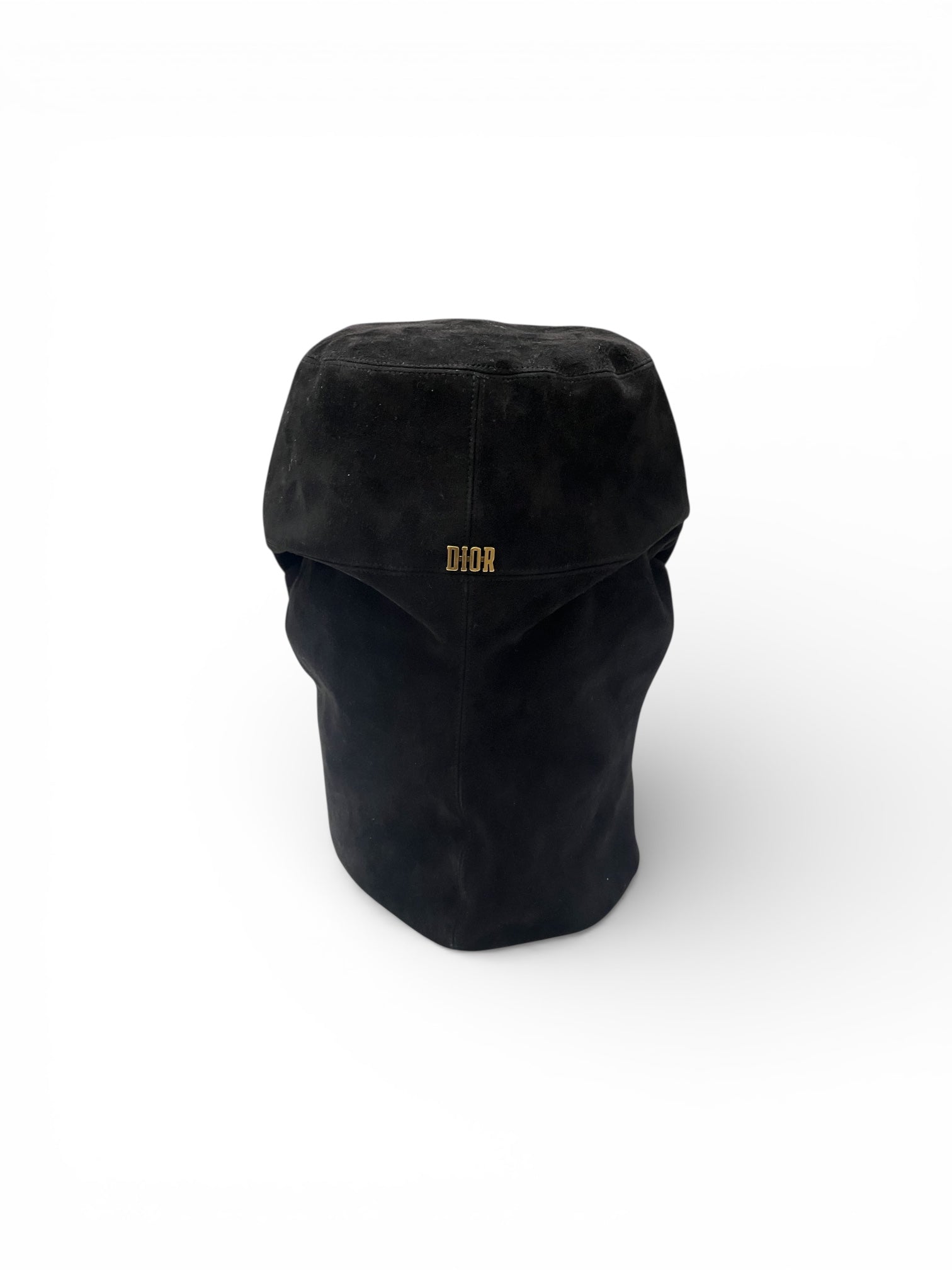 Christian Dior - Cagoule en cuir noir T.57