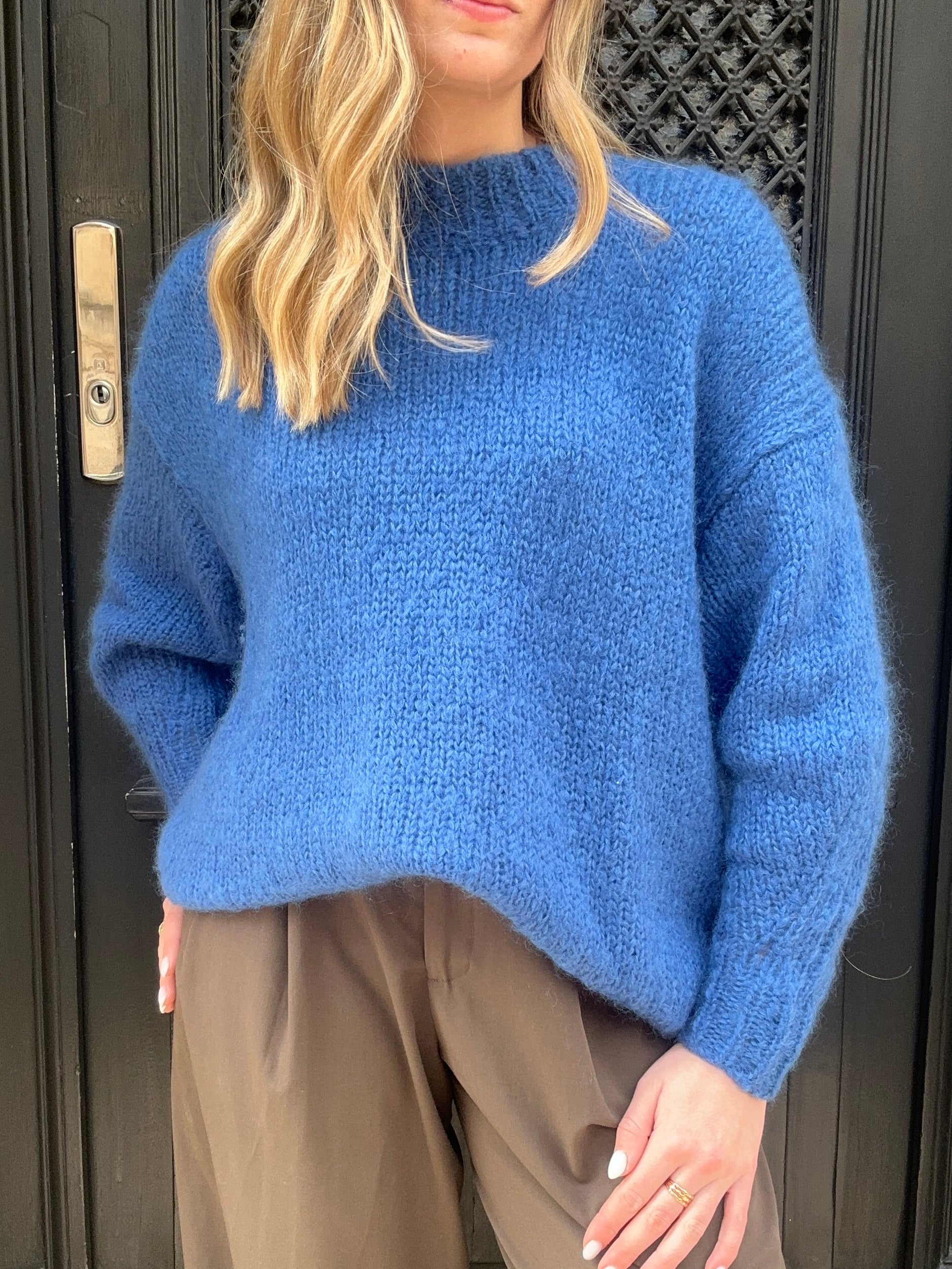 Isabel Marant - Blue oversized wool sweater size 34