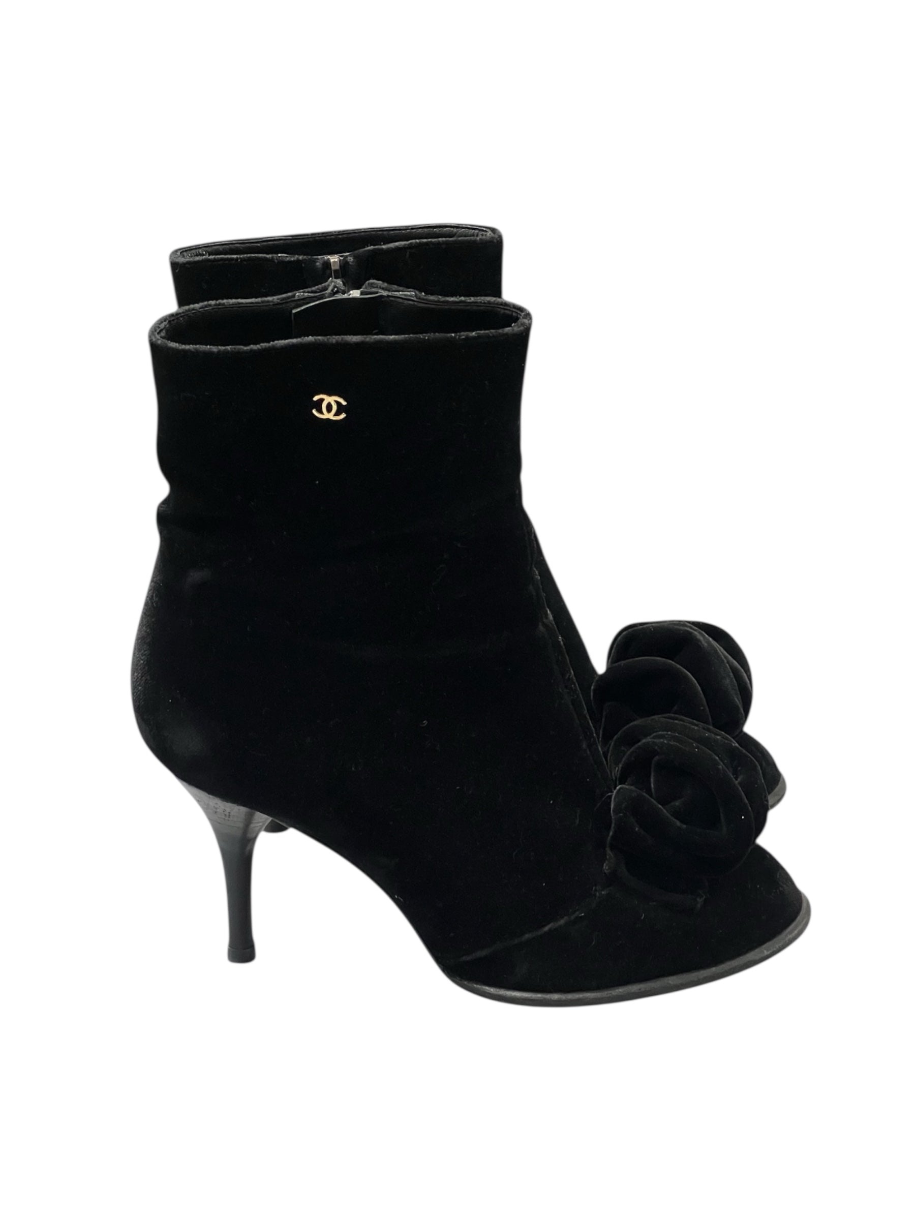Chanel - Stivaletti con tacco T37,5