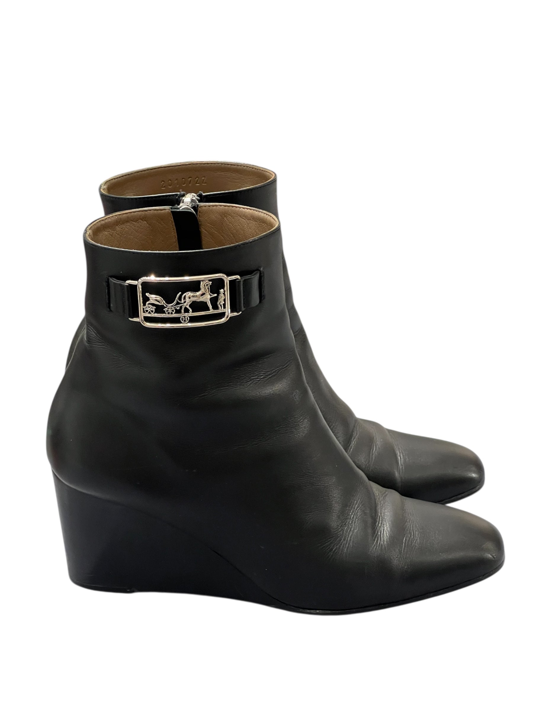 Hermès - Stivaletti Andréne in pelle T38,5