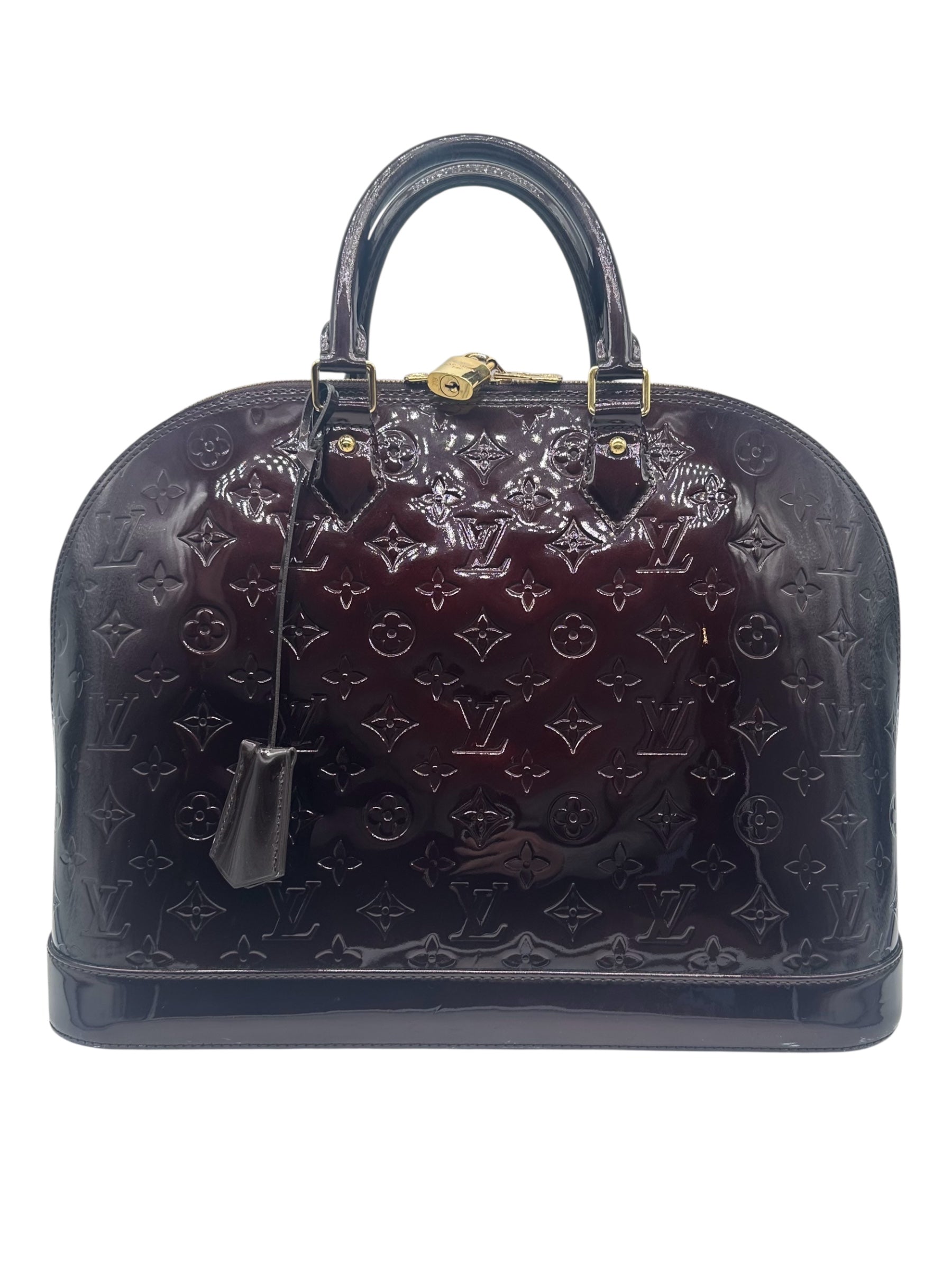Louis Vuitton - Tasche Alma So Aubergine GM