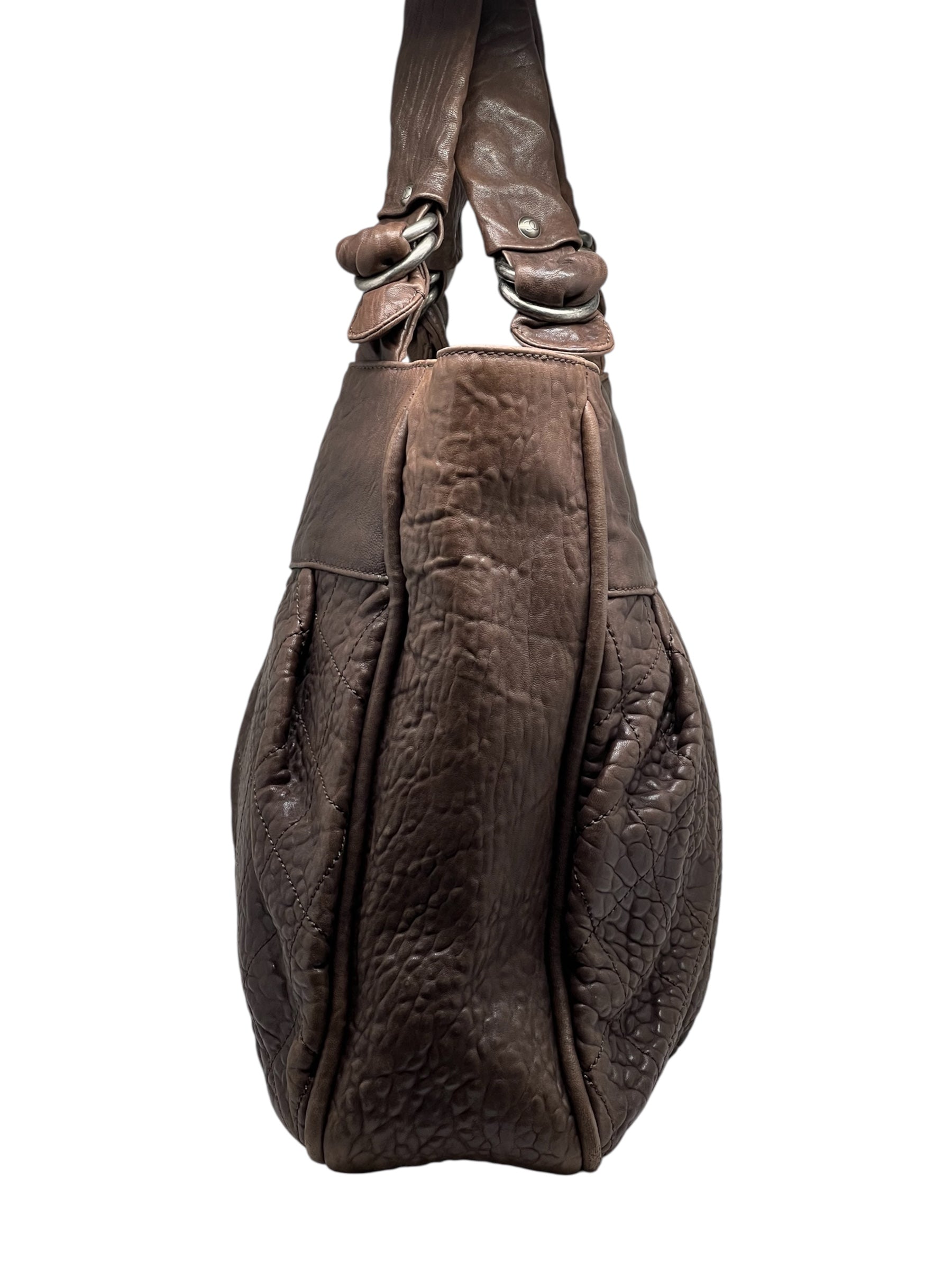 Chanel - Sac porté épaule marron