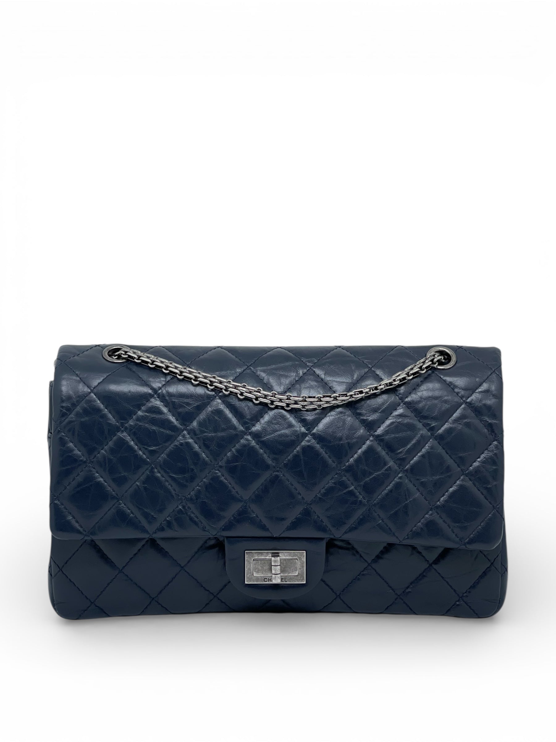 Chanel - 2.55 bag, blue, size 30