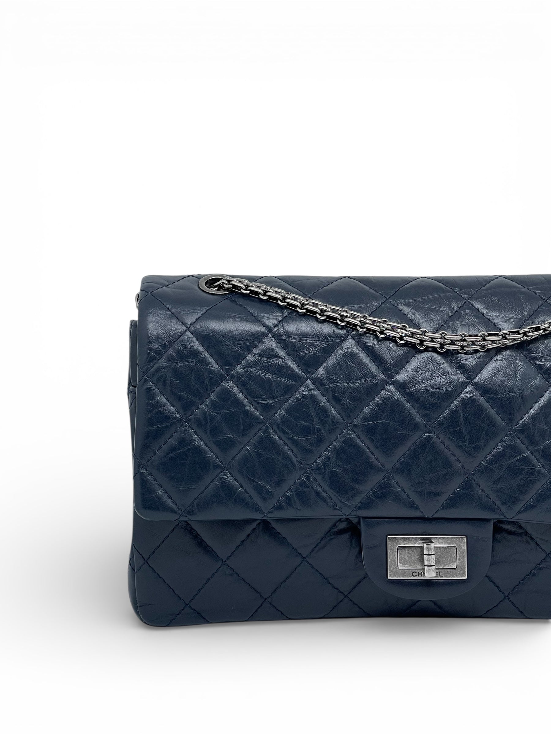 Chanel - 2.55 bag, blue, size 30