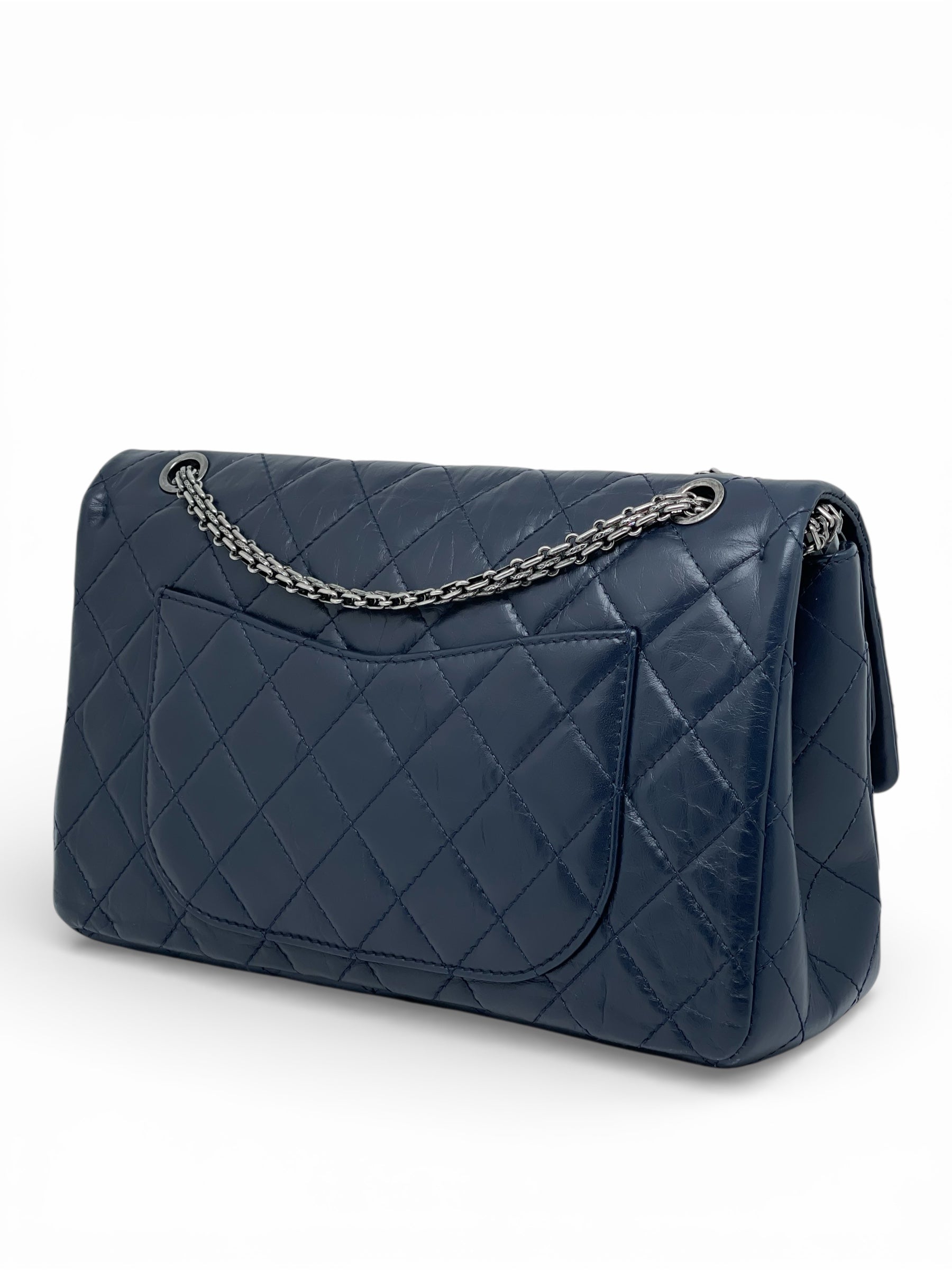 Chanel - Sac 2.55 Bleu Taille 30