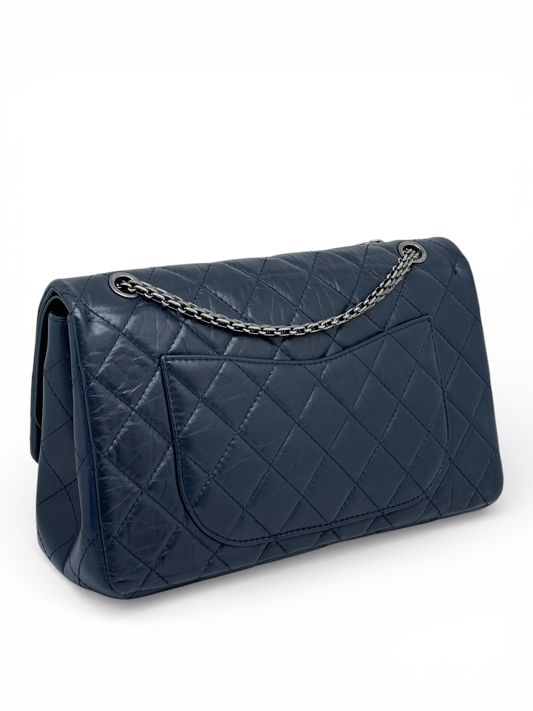 Chanel - 2.55 bag, blue, size 30