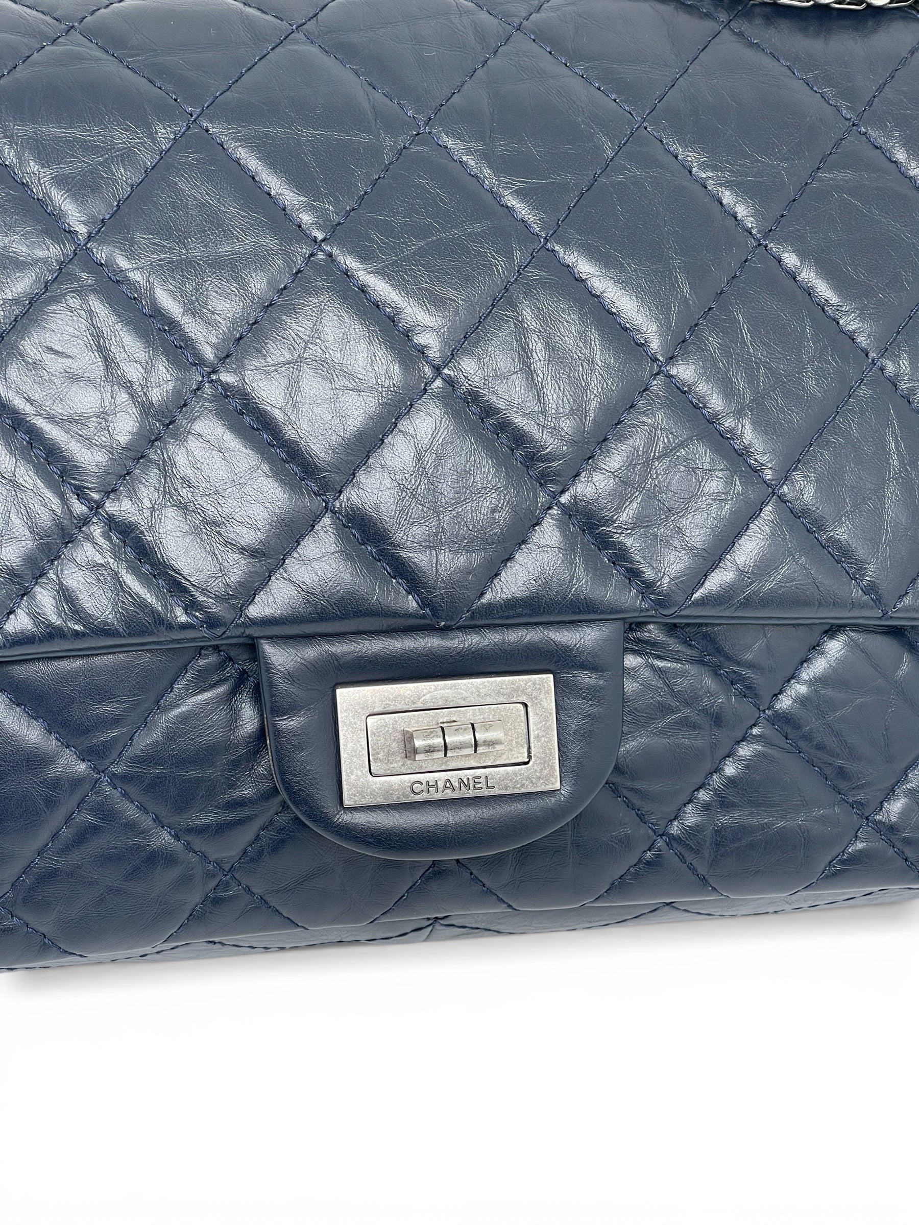 Chanel - 2.55 bag, blue, size 30