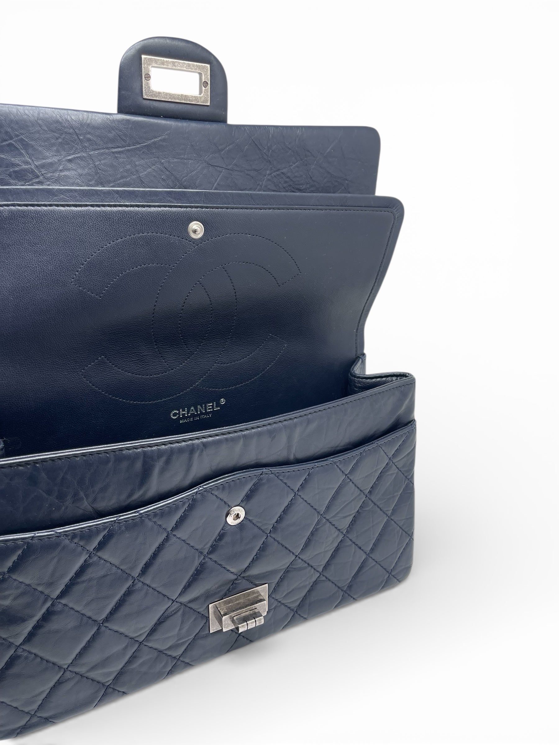 Chanel - 2.55 bag, blue, size 30