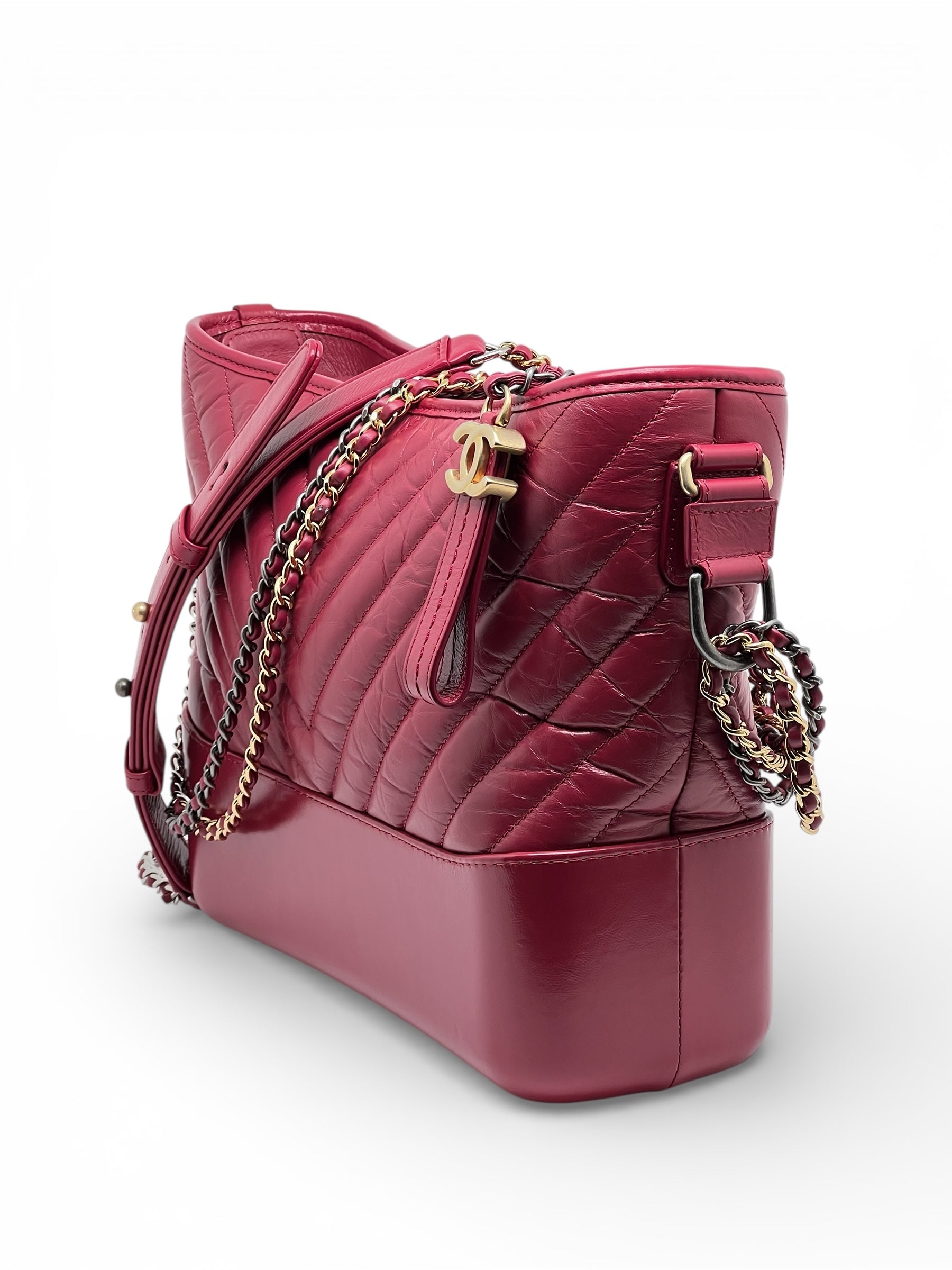 Chanel -Sac Gabrielle framboise