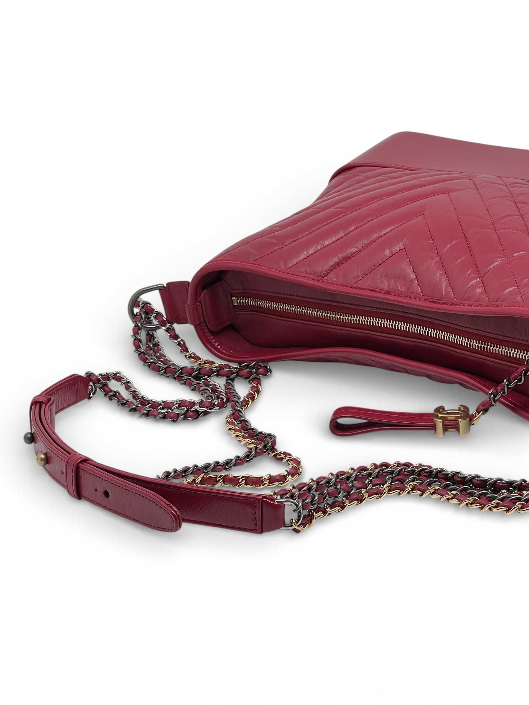 Chanel -Sac Gabrielle framboise