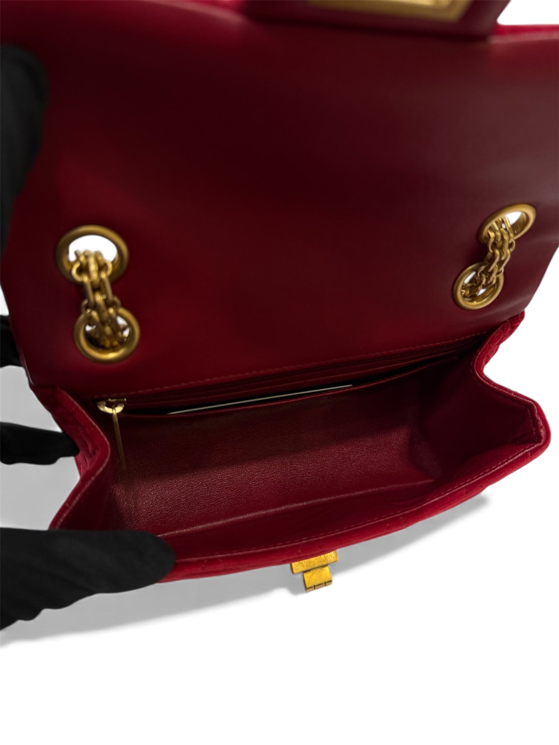 Chanel - Borsa Mini 2.55 da 20 cm in velluto