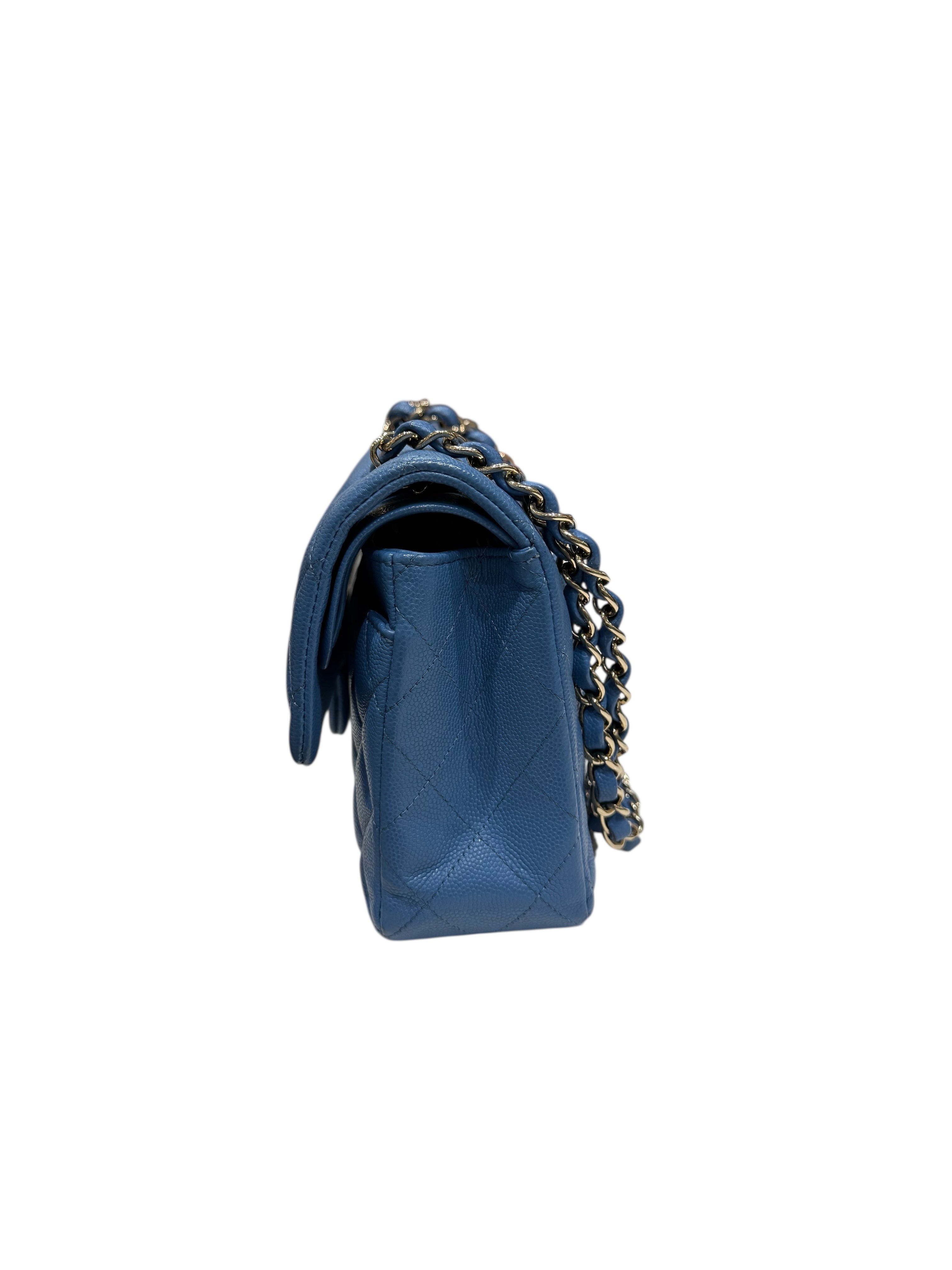 Chanel - Sac timeless small classique 23 bleu