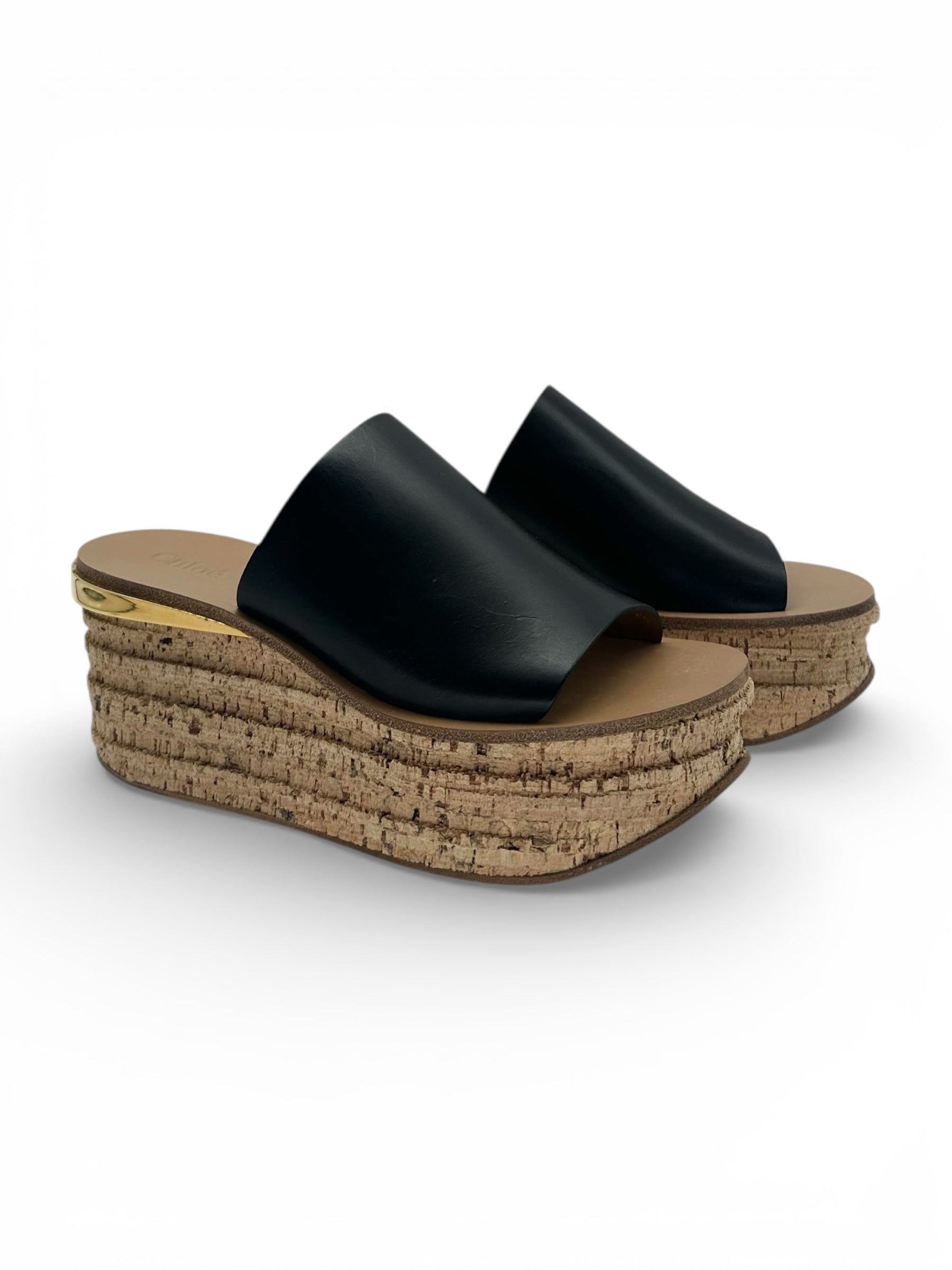 Chloé - Mules Compensées T38 | Les Folies d’Eugénie