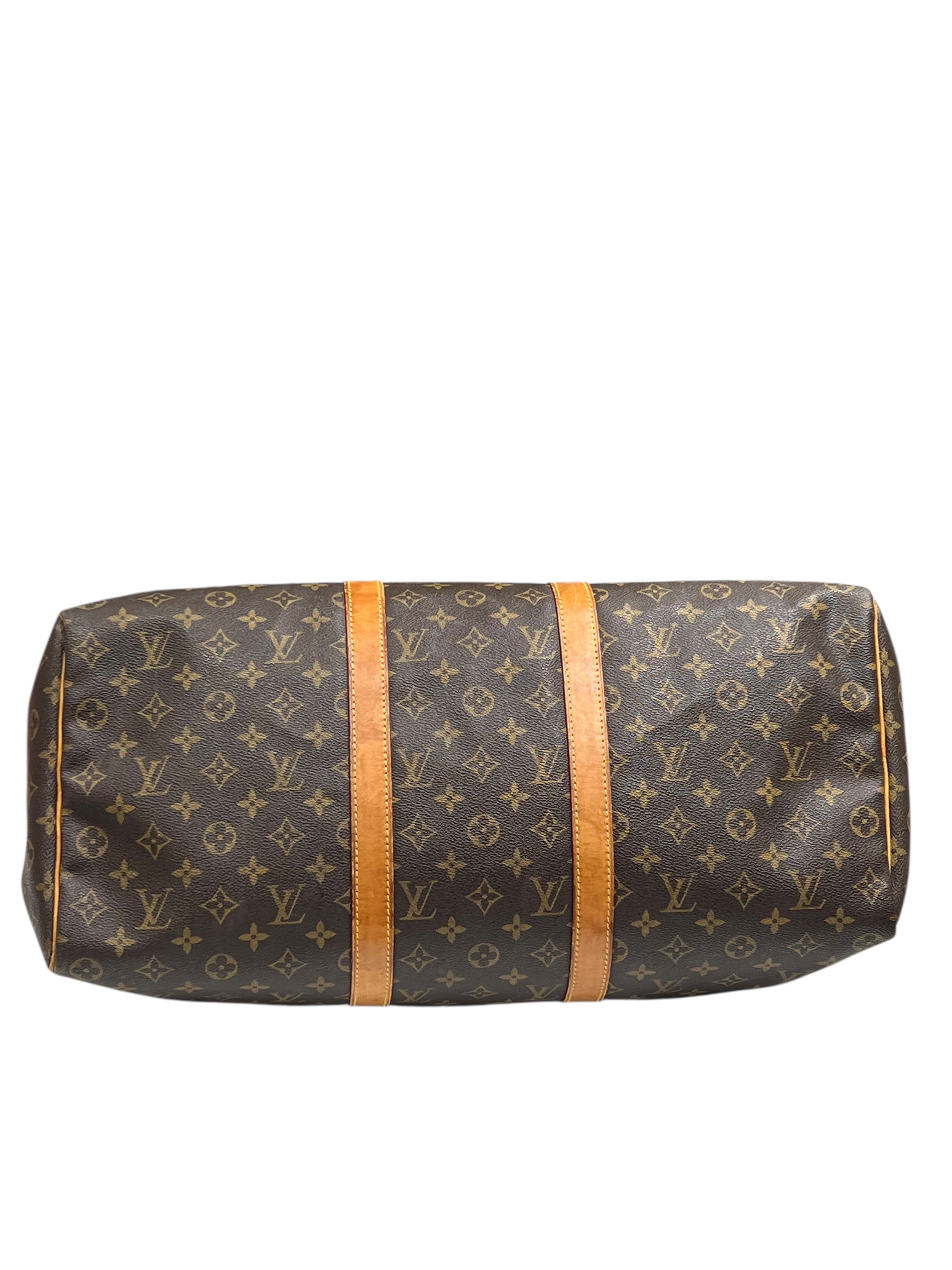 Louis Vuitton - sac keepall 50 vintage toile monogramme