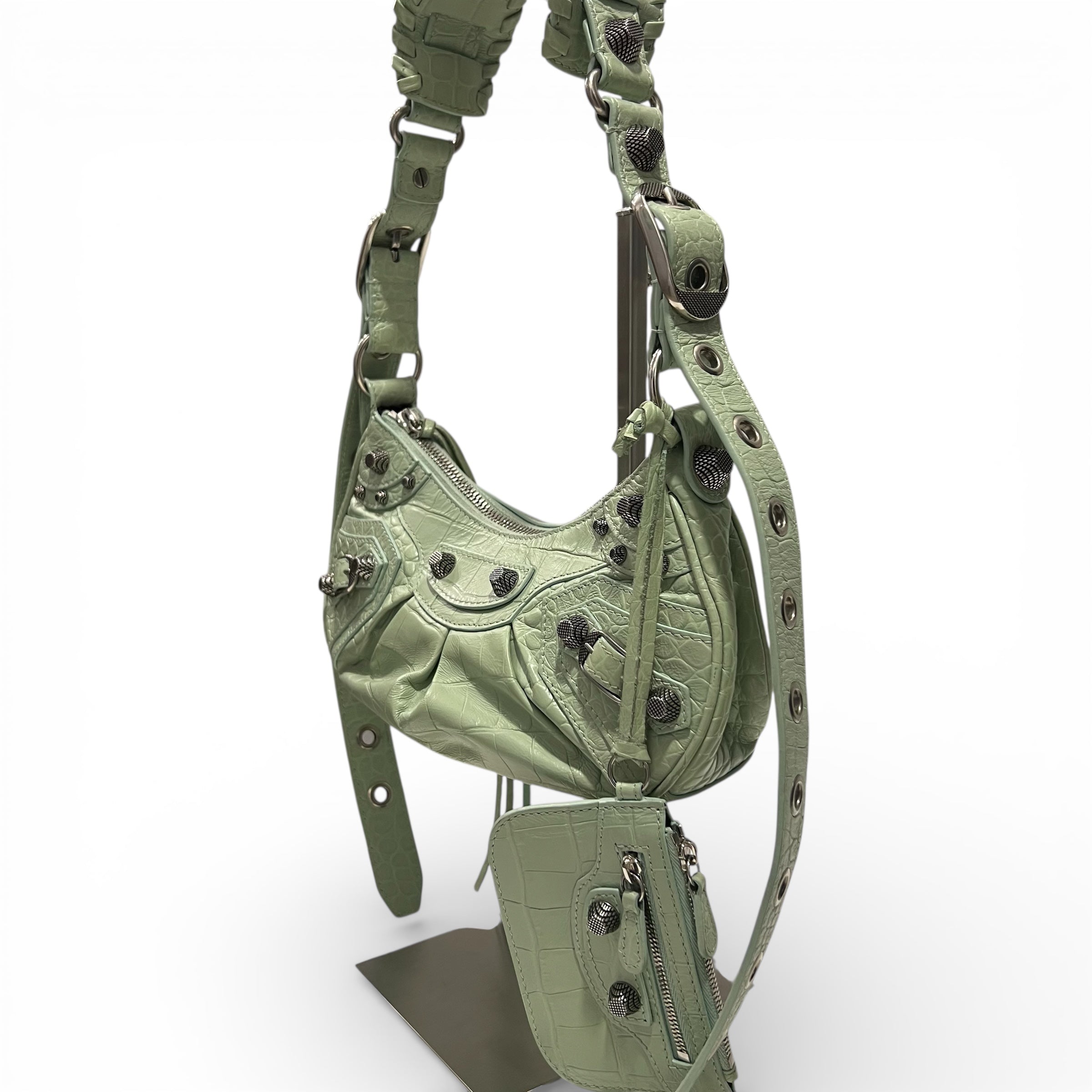 Balenciaga - Sac Cagole vert d’eau