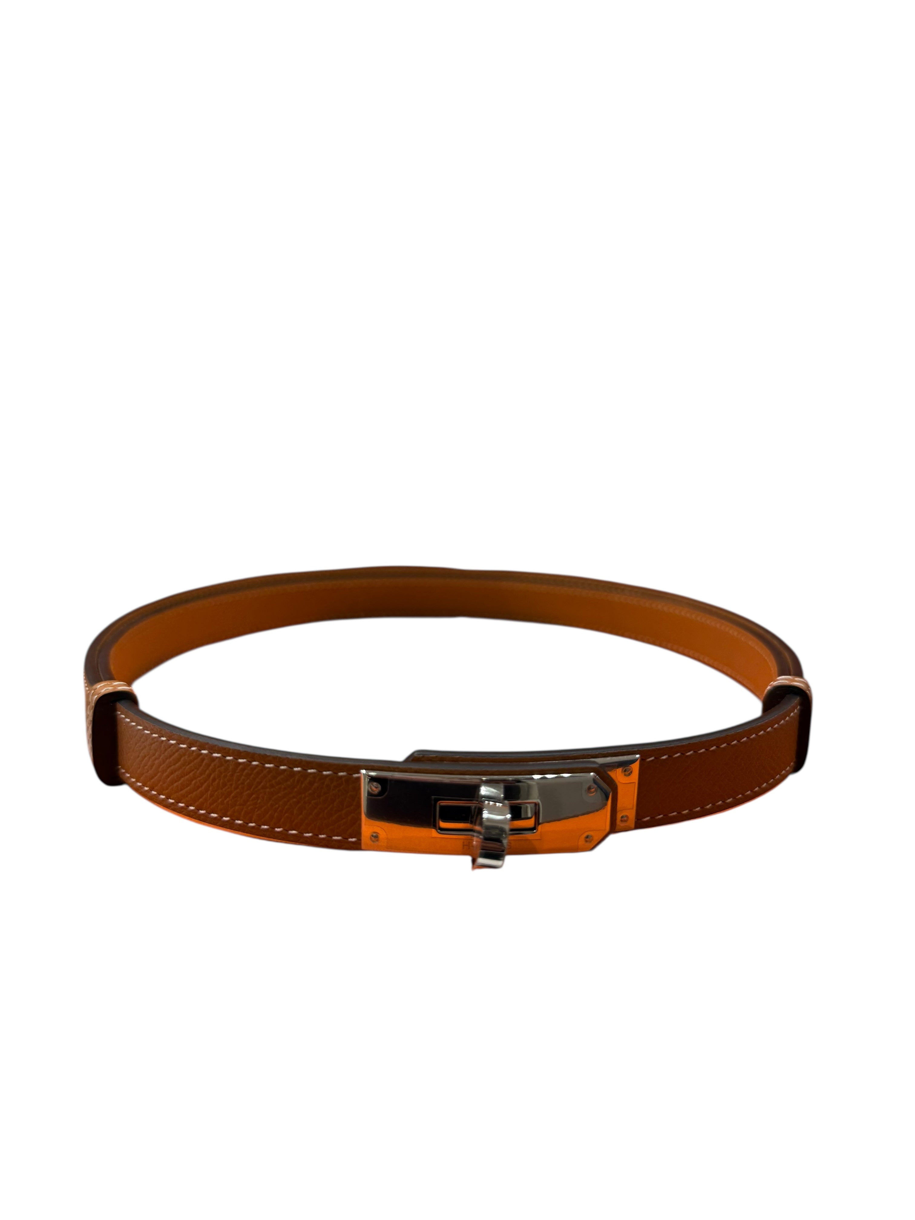 Hermès - Ceinture Kelly Gold et PHW