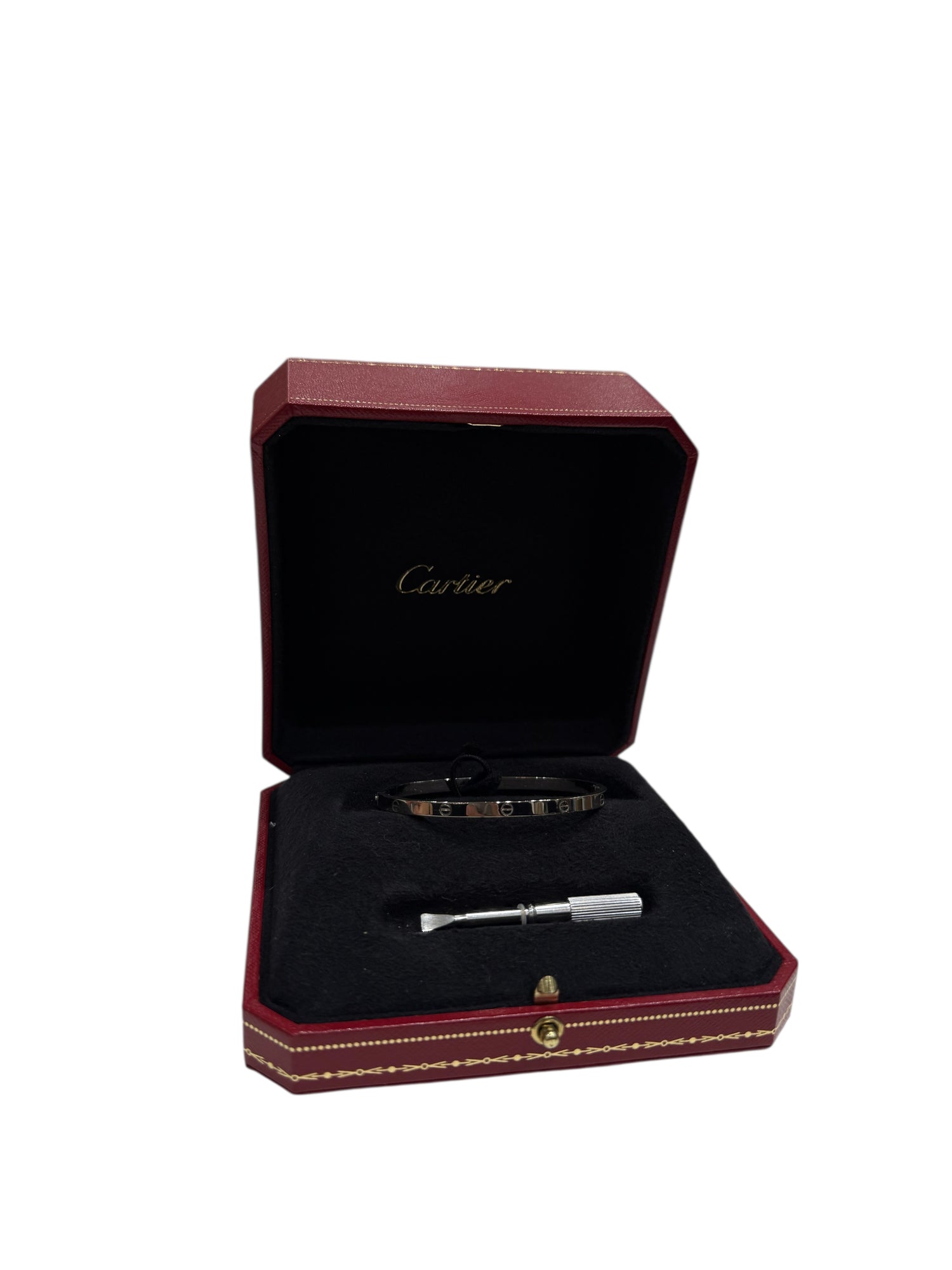 Cartier - Bracelet Love PM or blanc T17