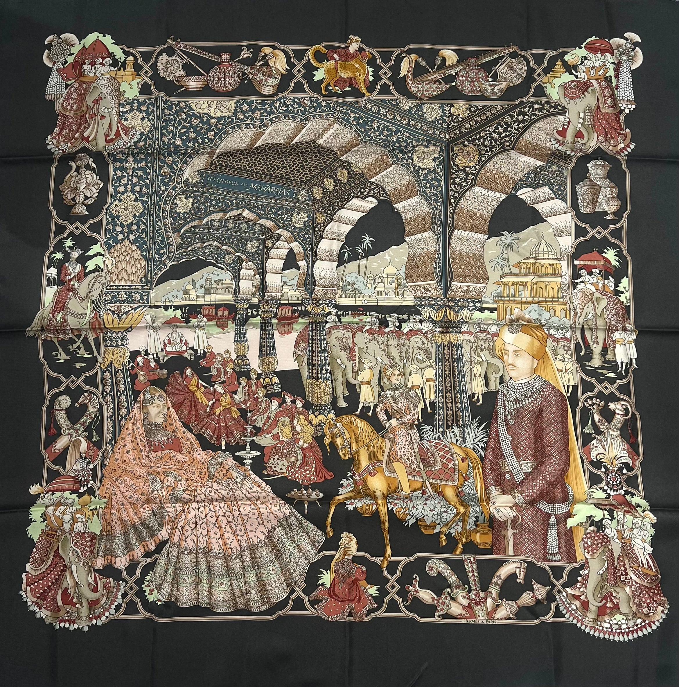 Hermès - Carré 90 "Art des Steppes"
