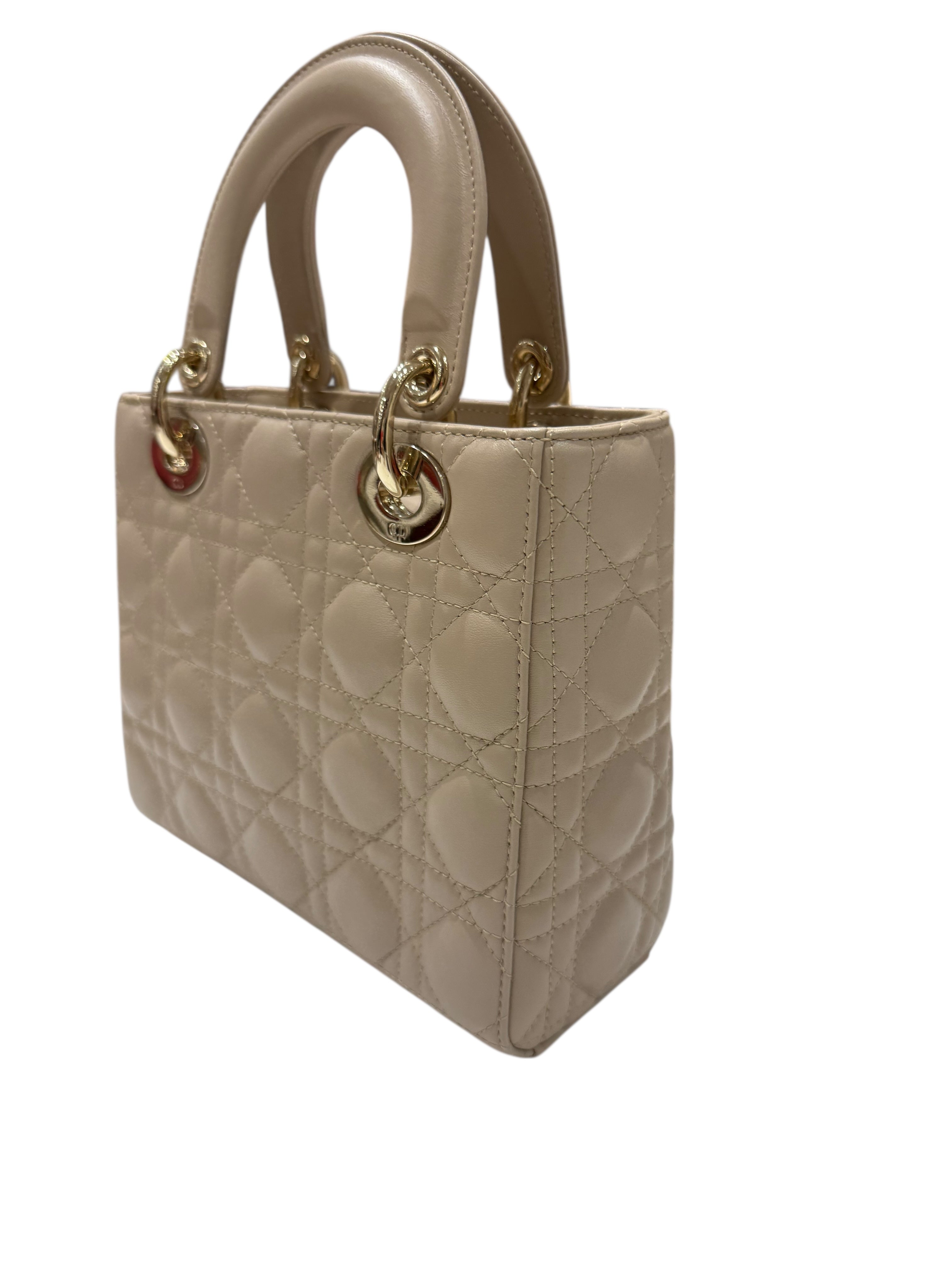 Christian Dior - Sac Lady Dior small ABC beige