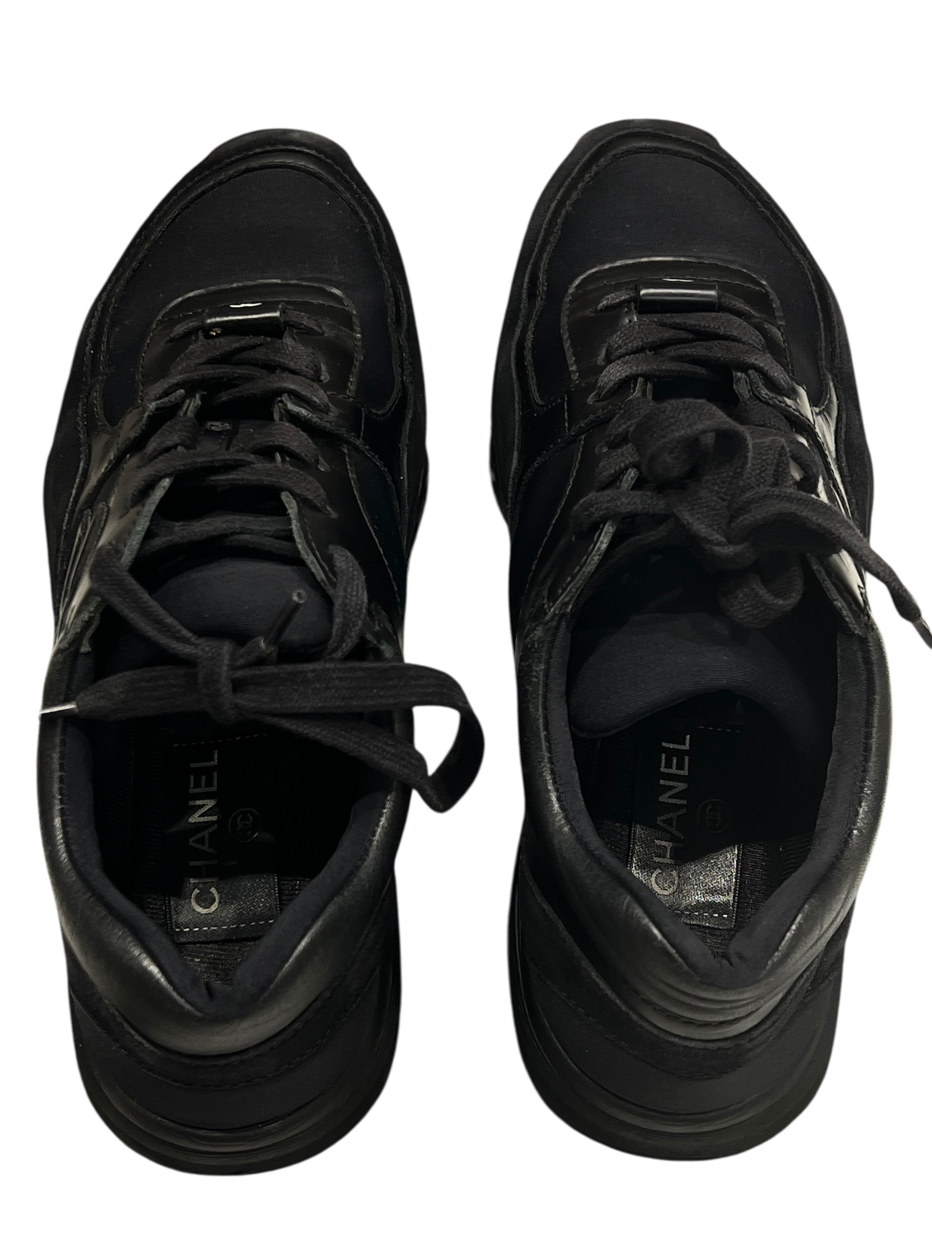 Chanel - Sneakers supermarket noires t37