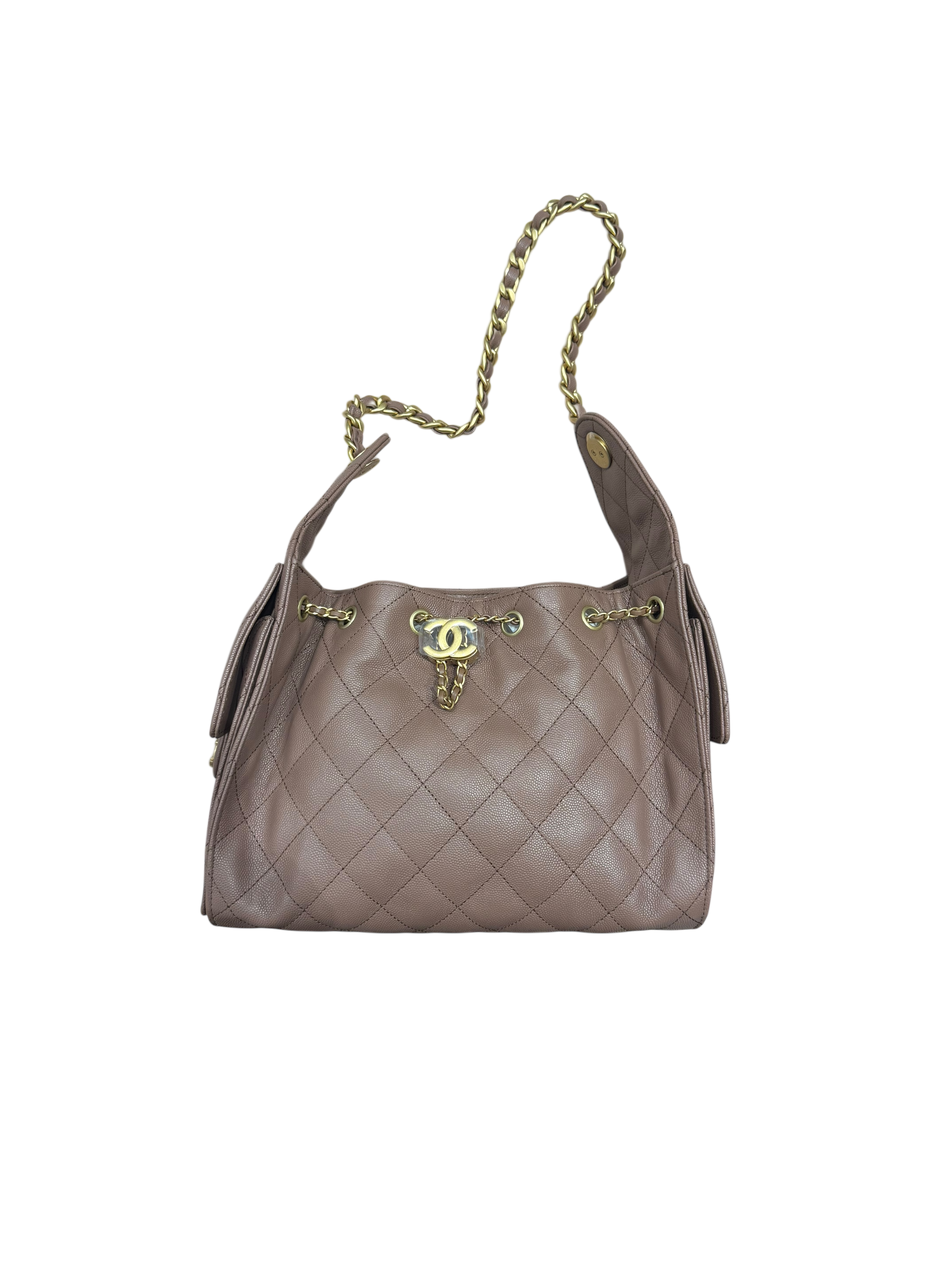 Chanel - Sac modèle 25 small marron